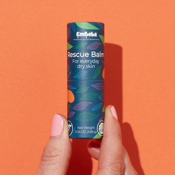 EmBeba Natural Rescue Balm Targeted Relief For Dry, Irritated Skin