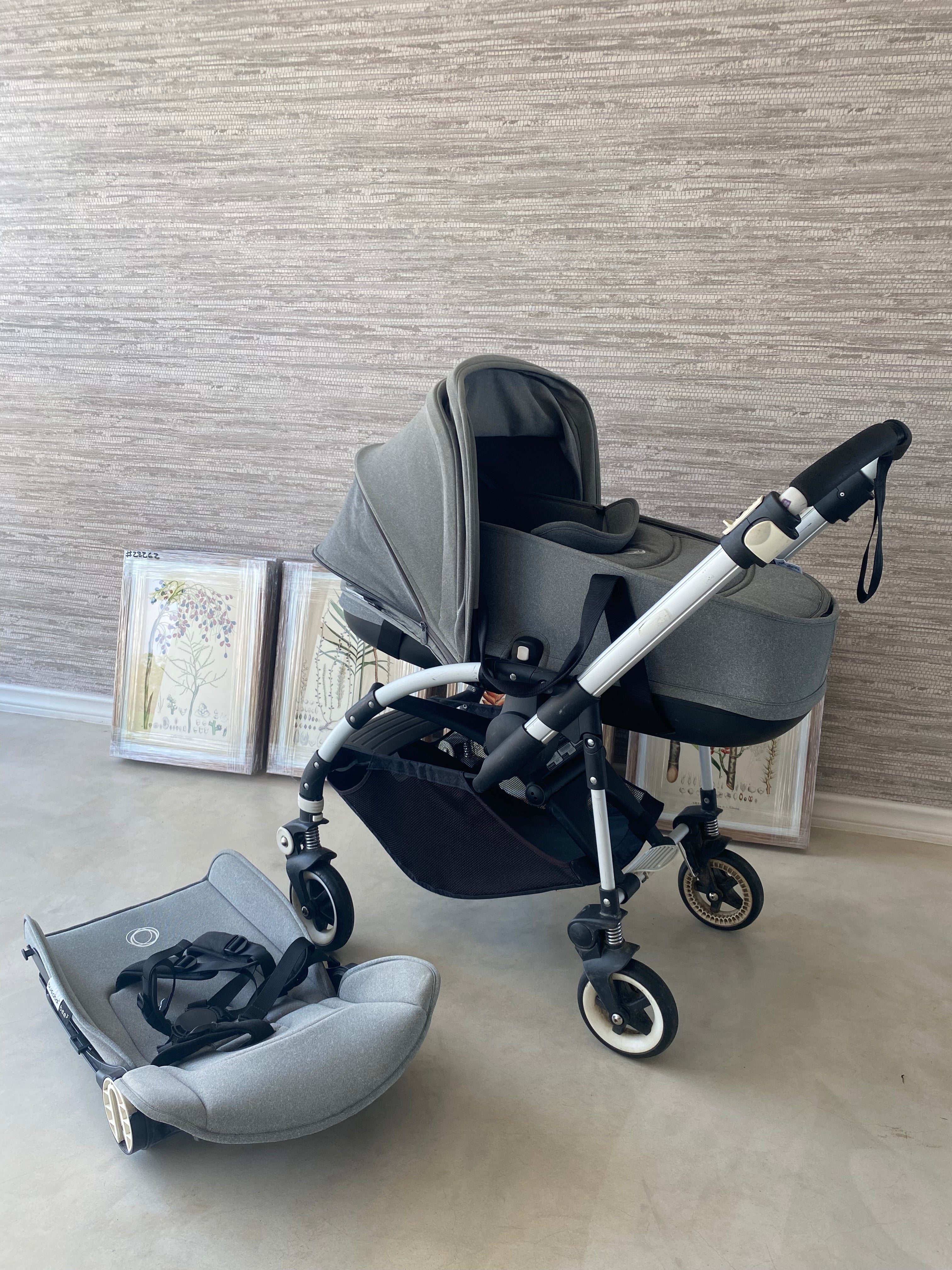 Bugaboo Bee3 complete Stroller Grey Melange* โ PR3LOVED