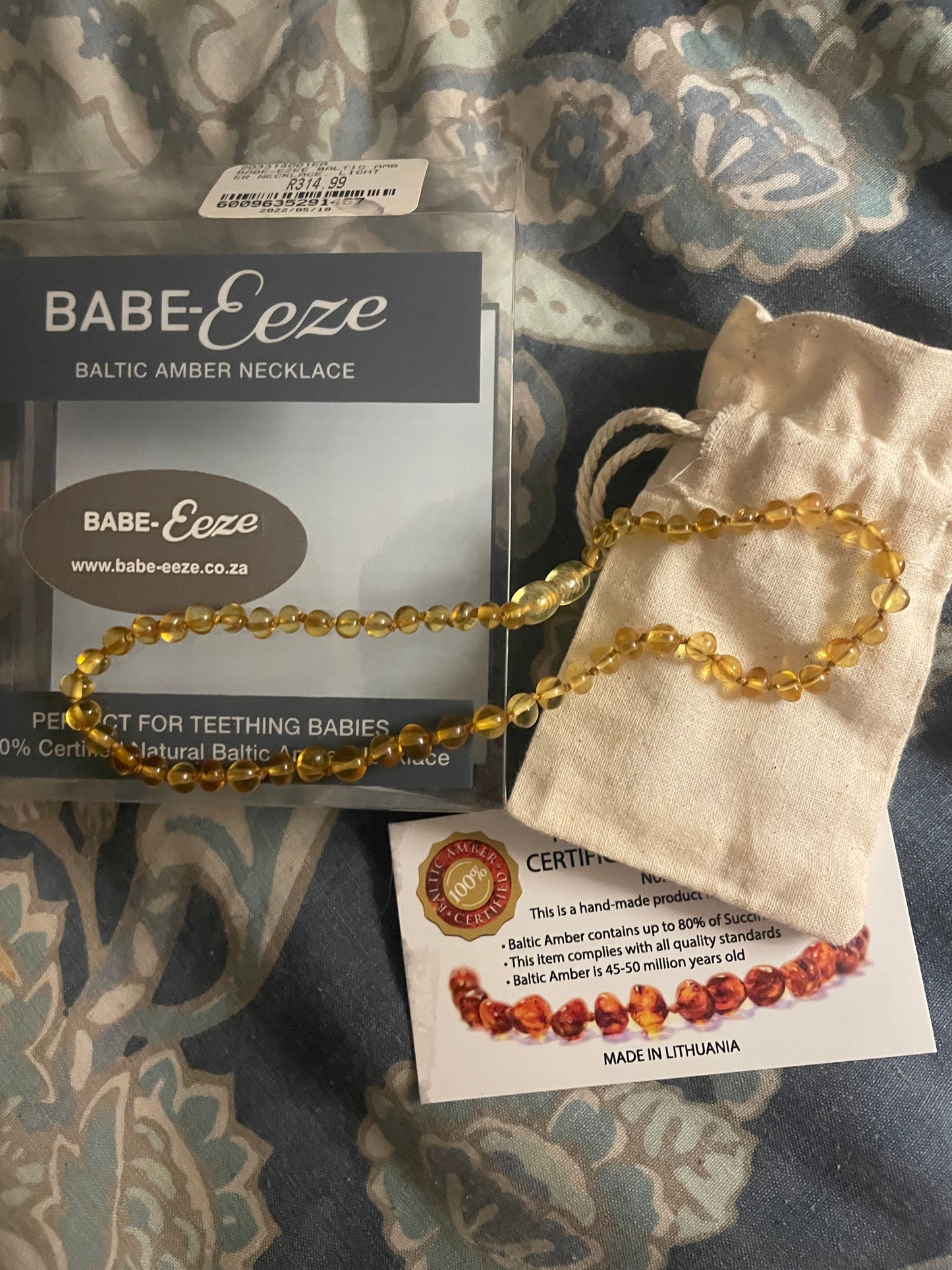 Babe Eeze Baltic Amber necklace*