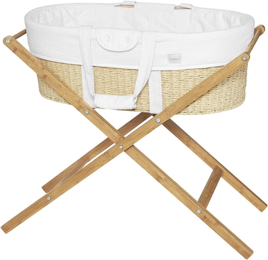 Childcare moses basket deals and stand