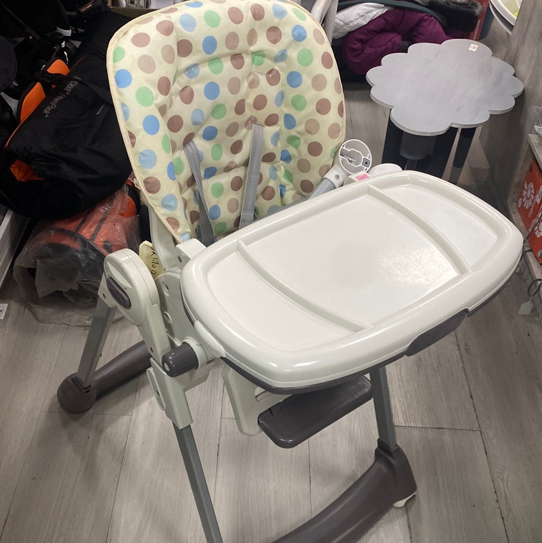 High chair Polkadot