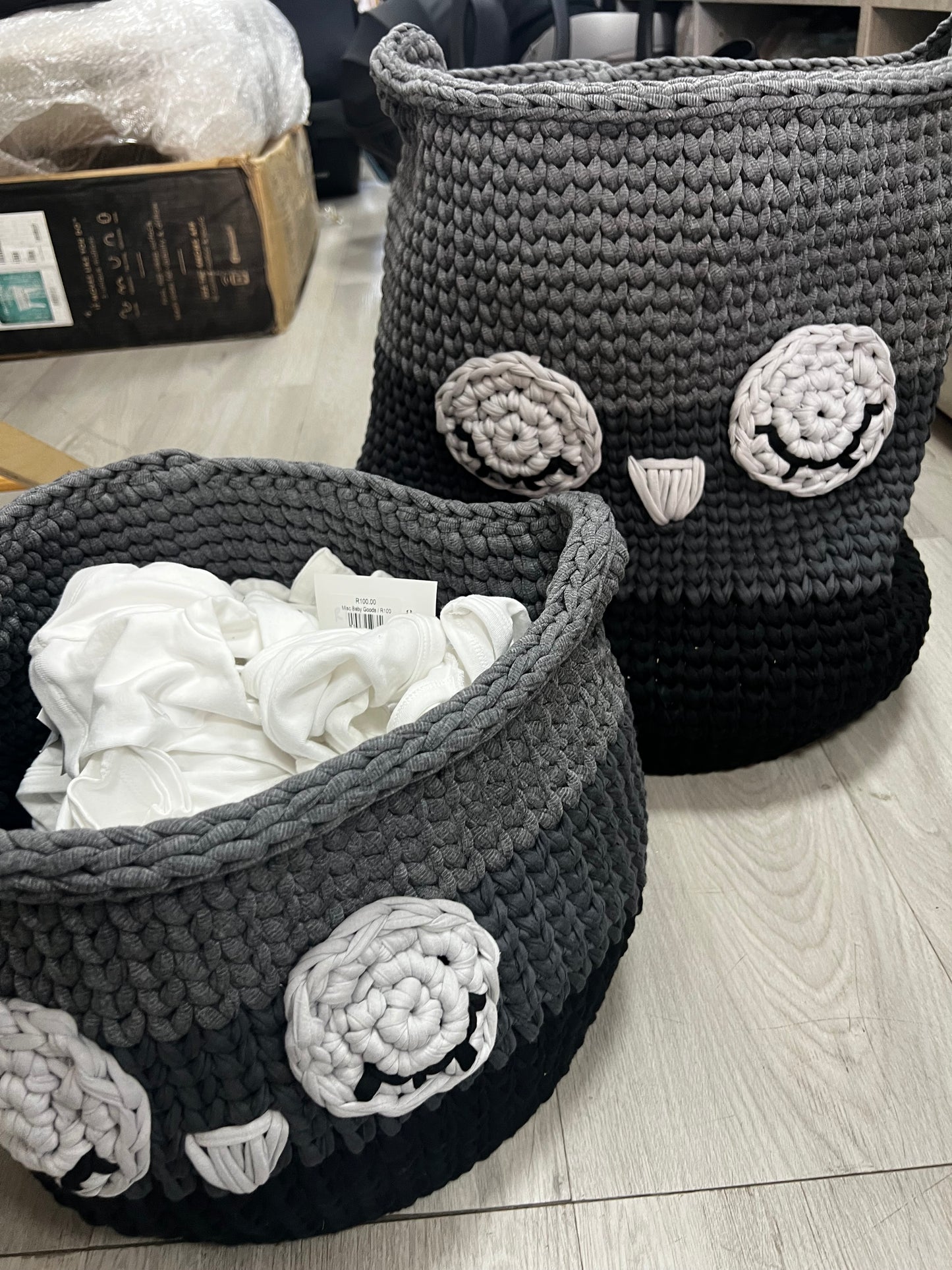 Hand Made Baskets and Cushions