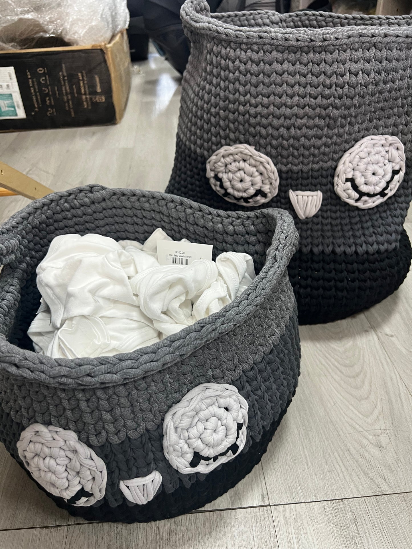 Hand Made Baskets and Cushions