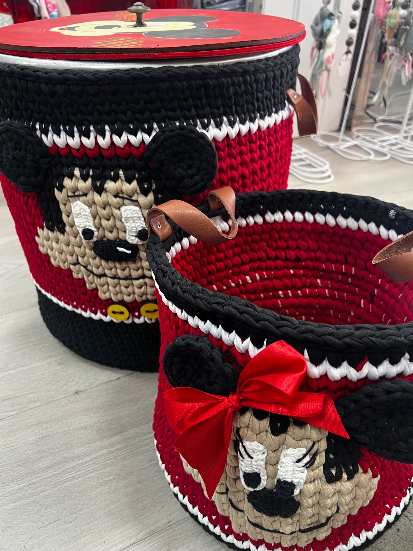 Hand Made Baskets and Cushions