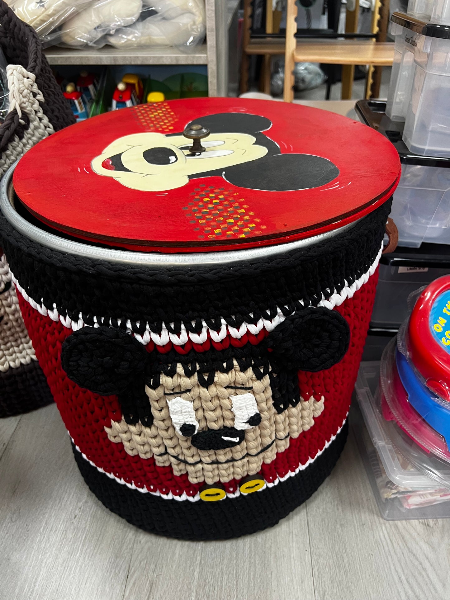 Hand Made Baskets and Cushions