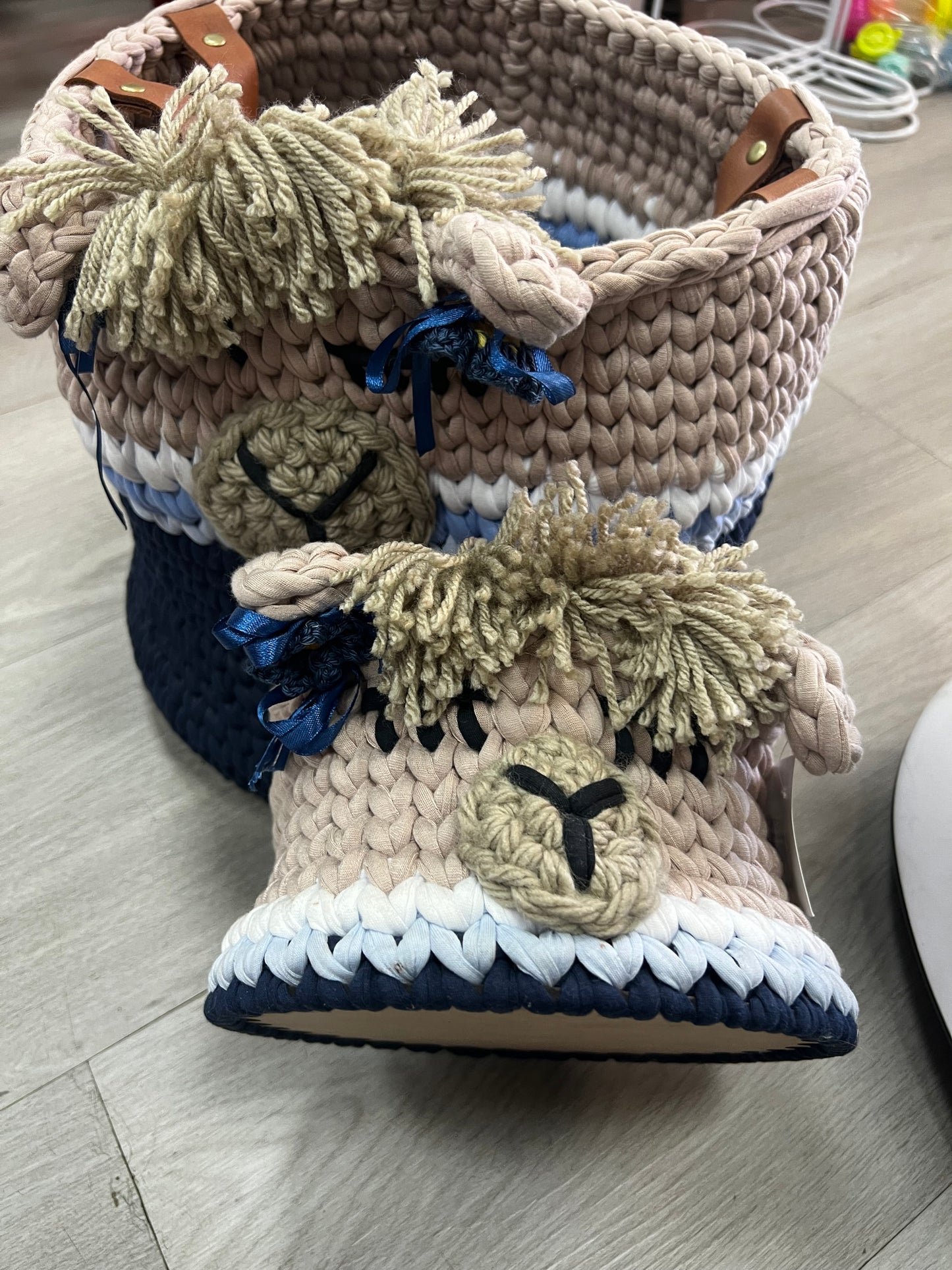 Hand Made Baskets and Cushions