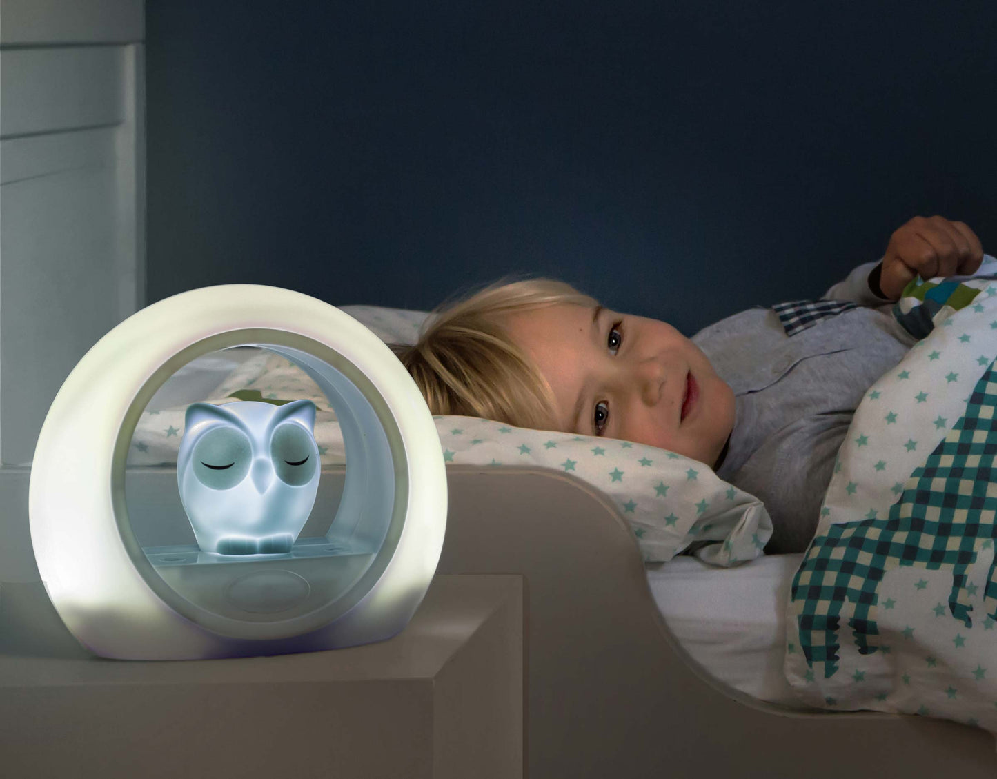ZAZU Lou the owl NIGHTLIGHT with cry sensor