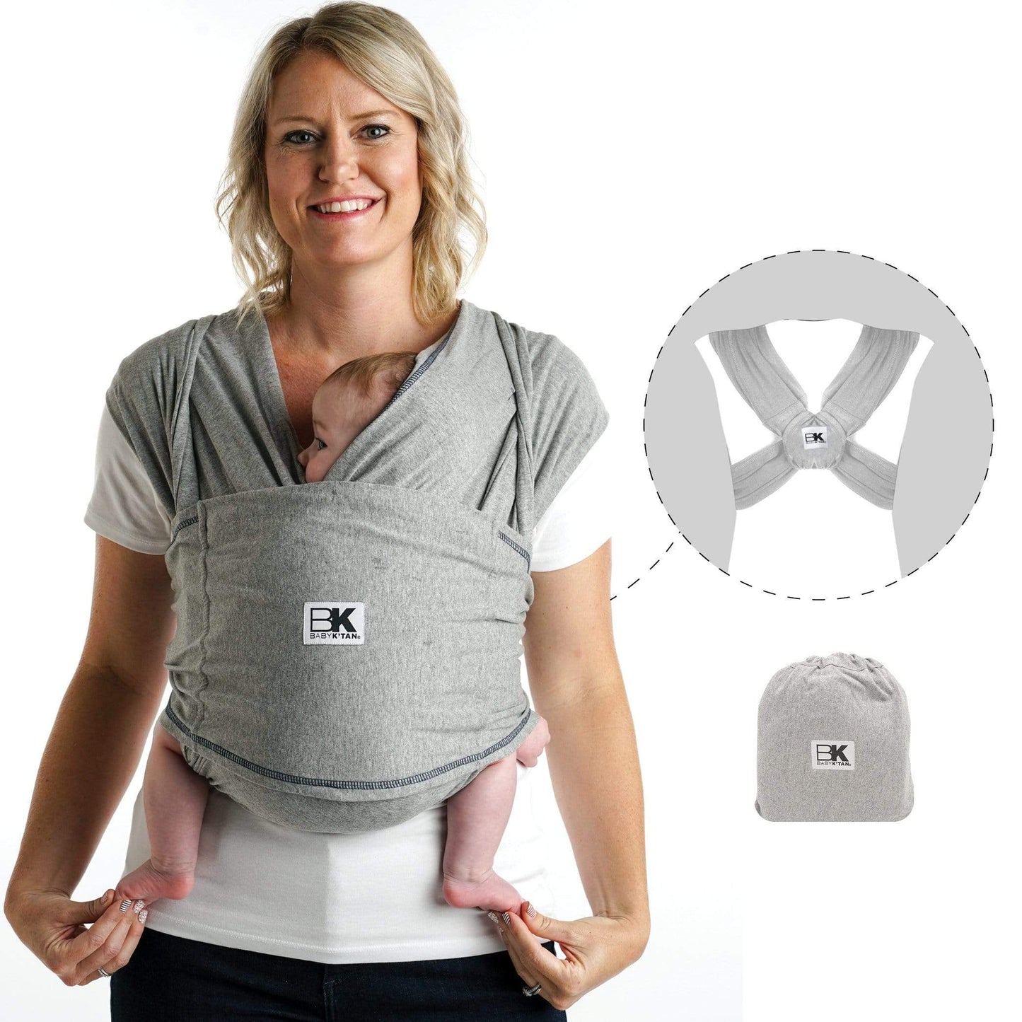 Baby K'tan Pre-wrapped / Grey