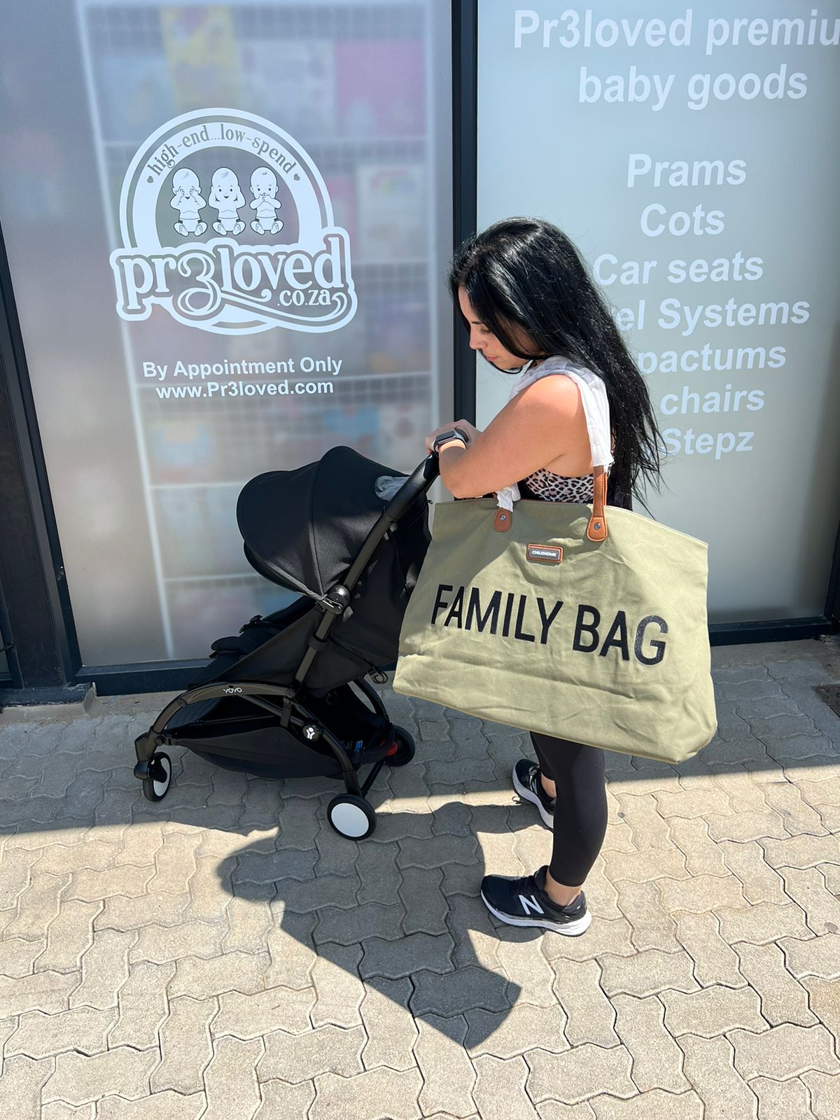 CHILD HOME FAMILY BAG - CANVAS - KHAKI