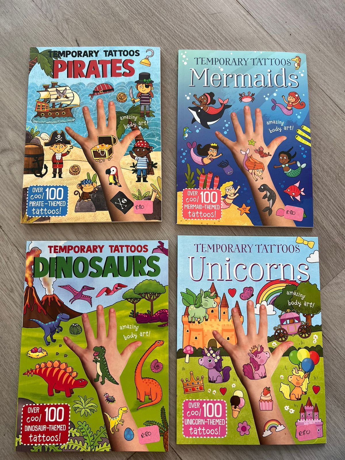 TEMPORARY TATTOOS DINOSAURS