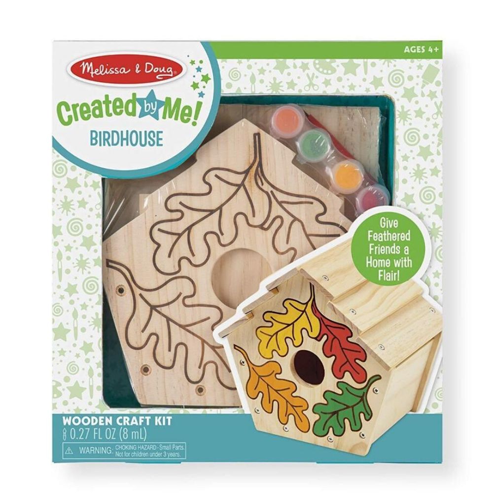 Melissa and Doug Build Your Own Wooden Birdhouse