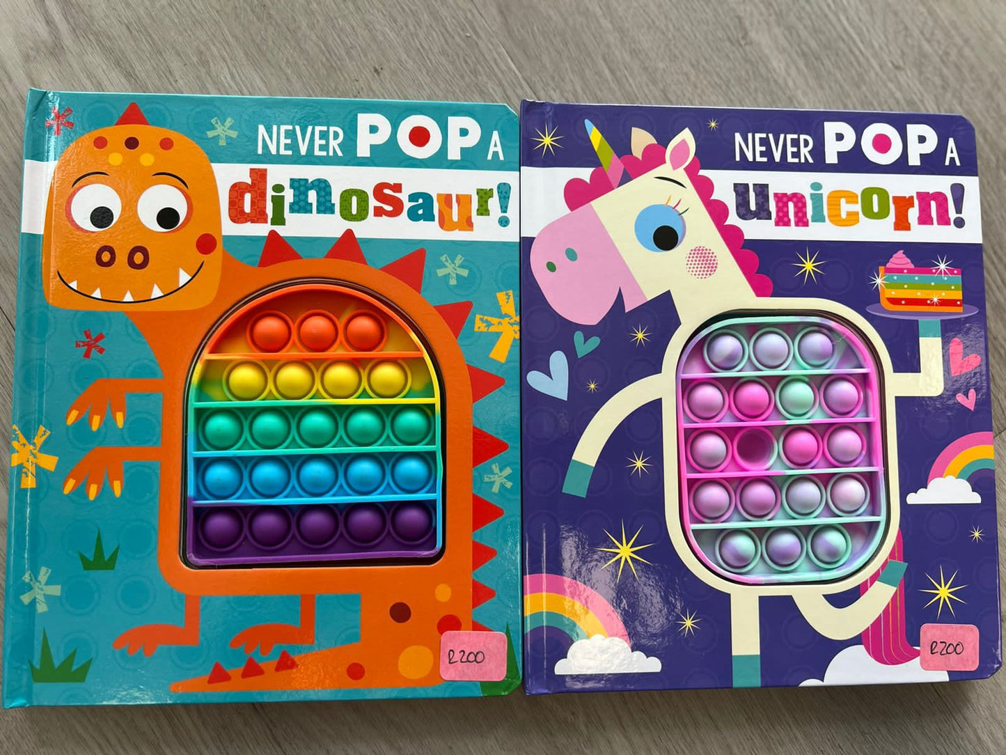 NEVER POP NEVER POP A DINOSAUR