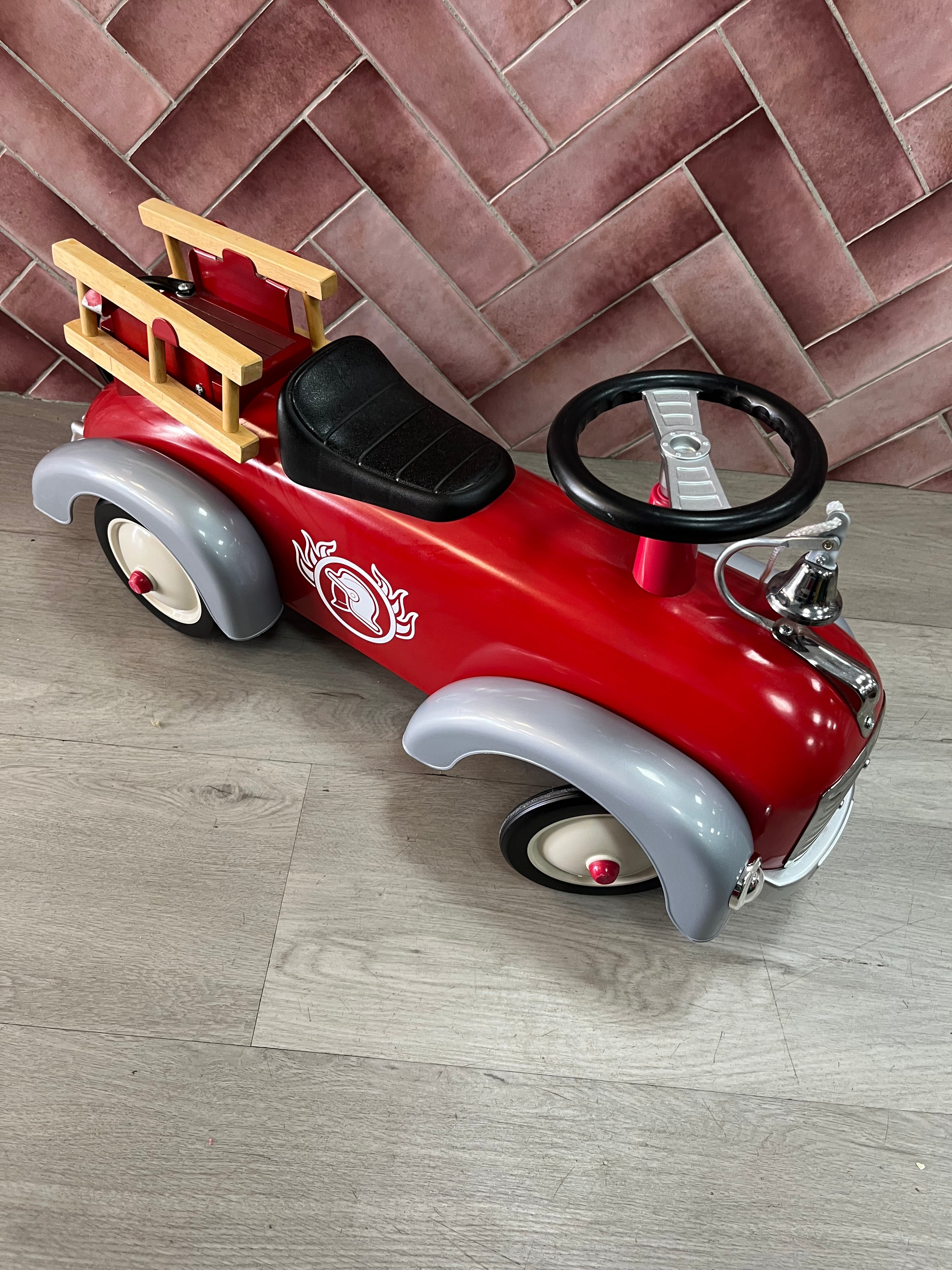 Baghera Speedster Fireman Ride-On Toy