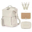 PU Leather diaper bag 4pc
