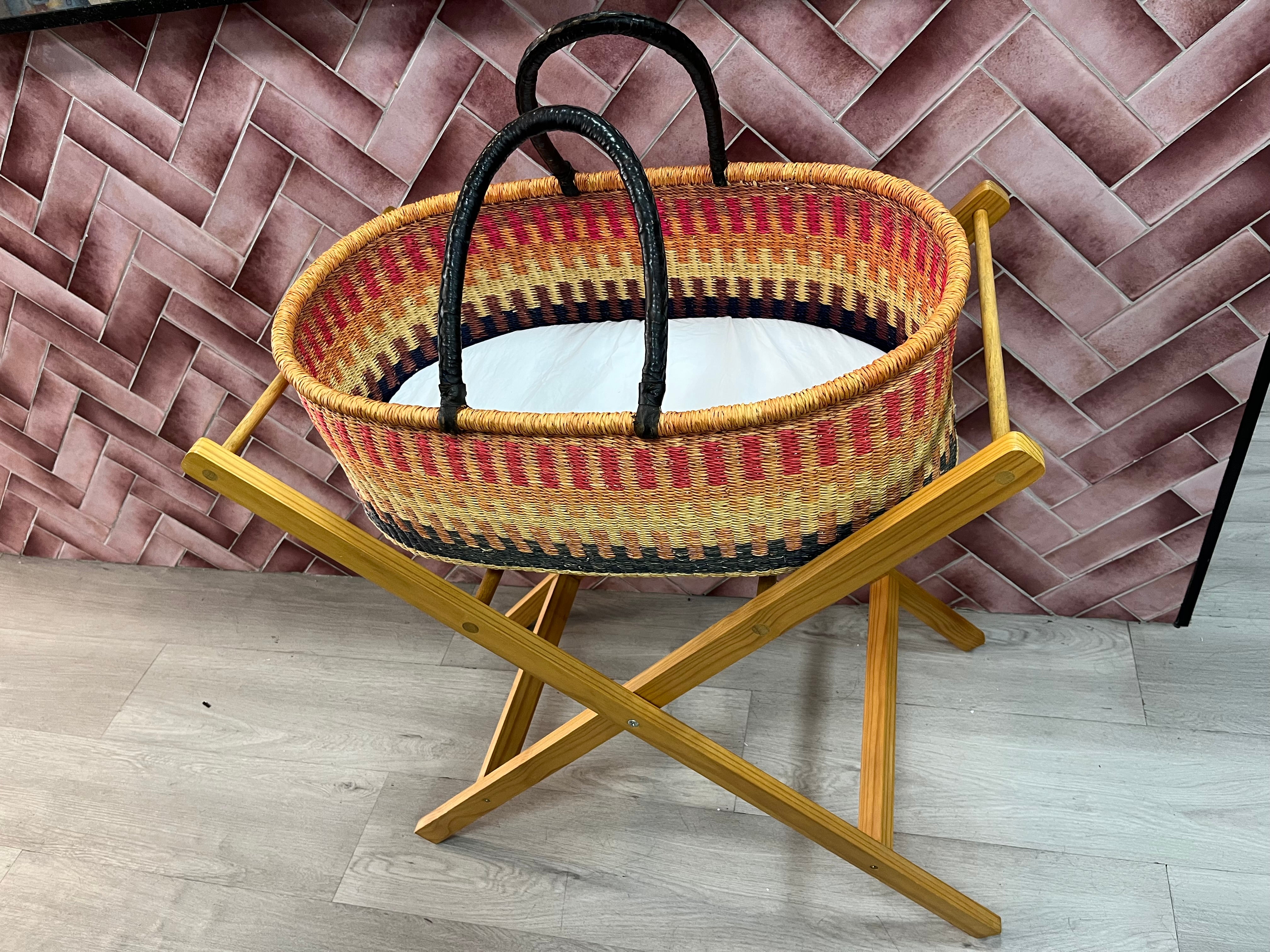 Aztec Moses Basket & Stand