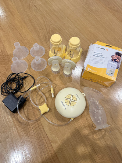 Medela swing maxi double and hakaa and breast milk bags*