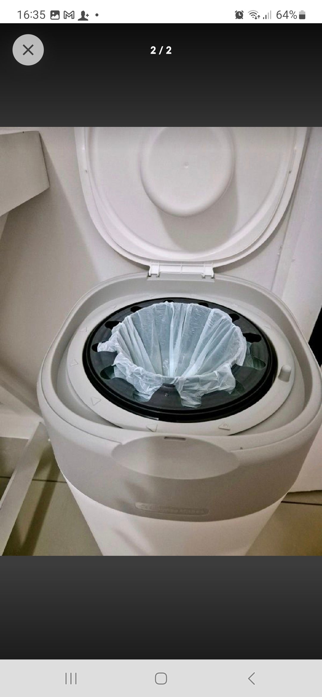 Tommee tippee sangenic twist and click nappy bin*