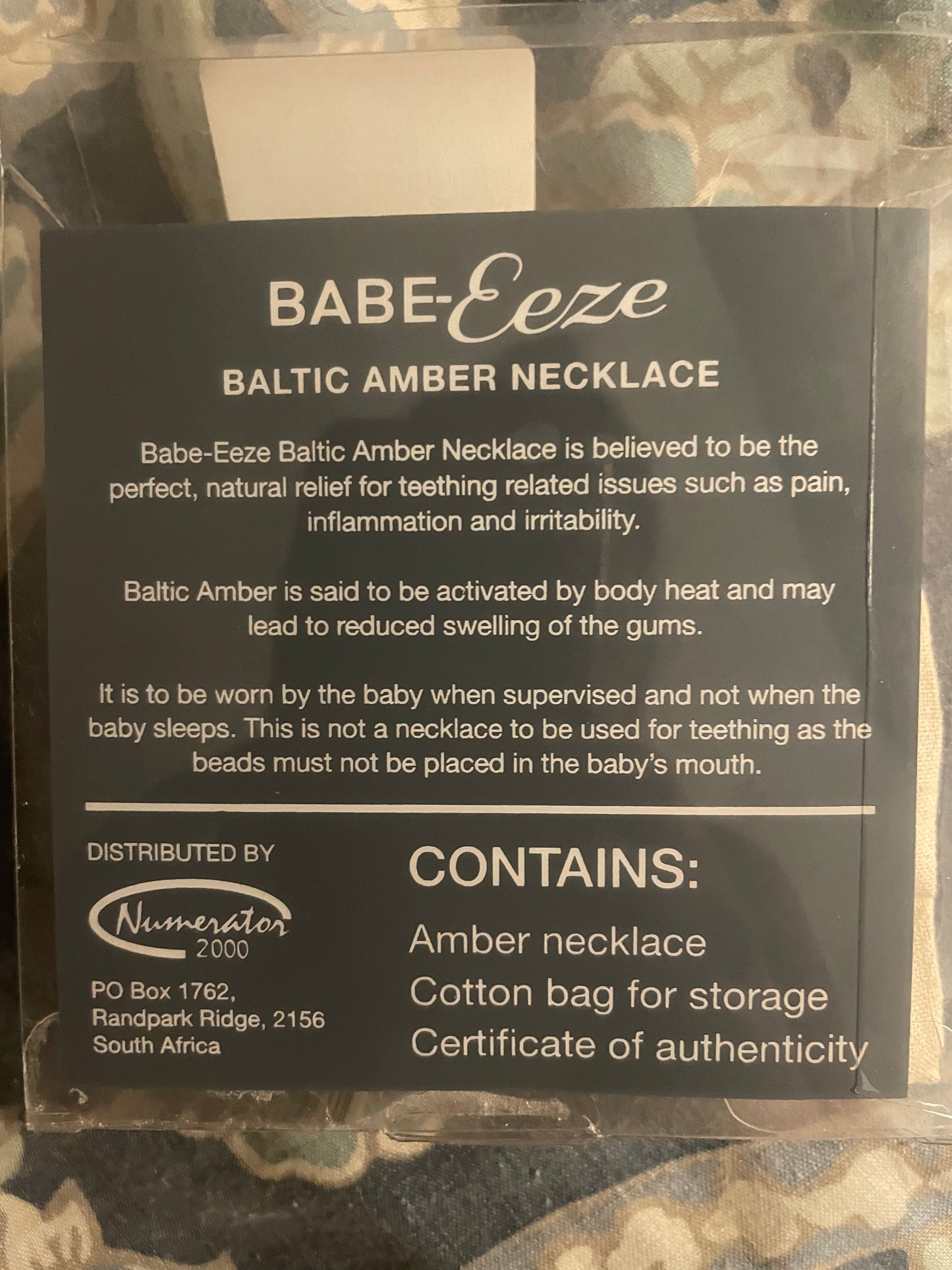 Babe Eeze Baltic Amber necklace*