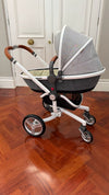 Silver cross Aston Martin Pram*