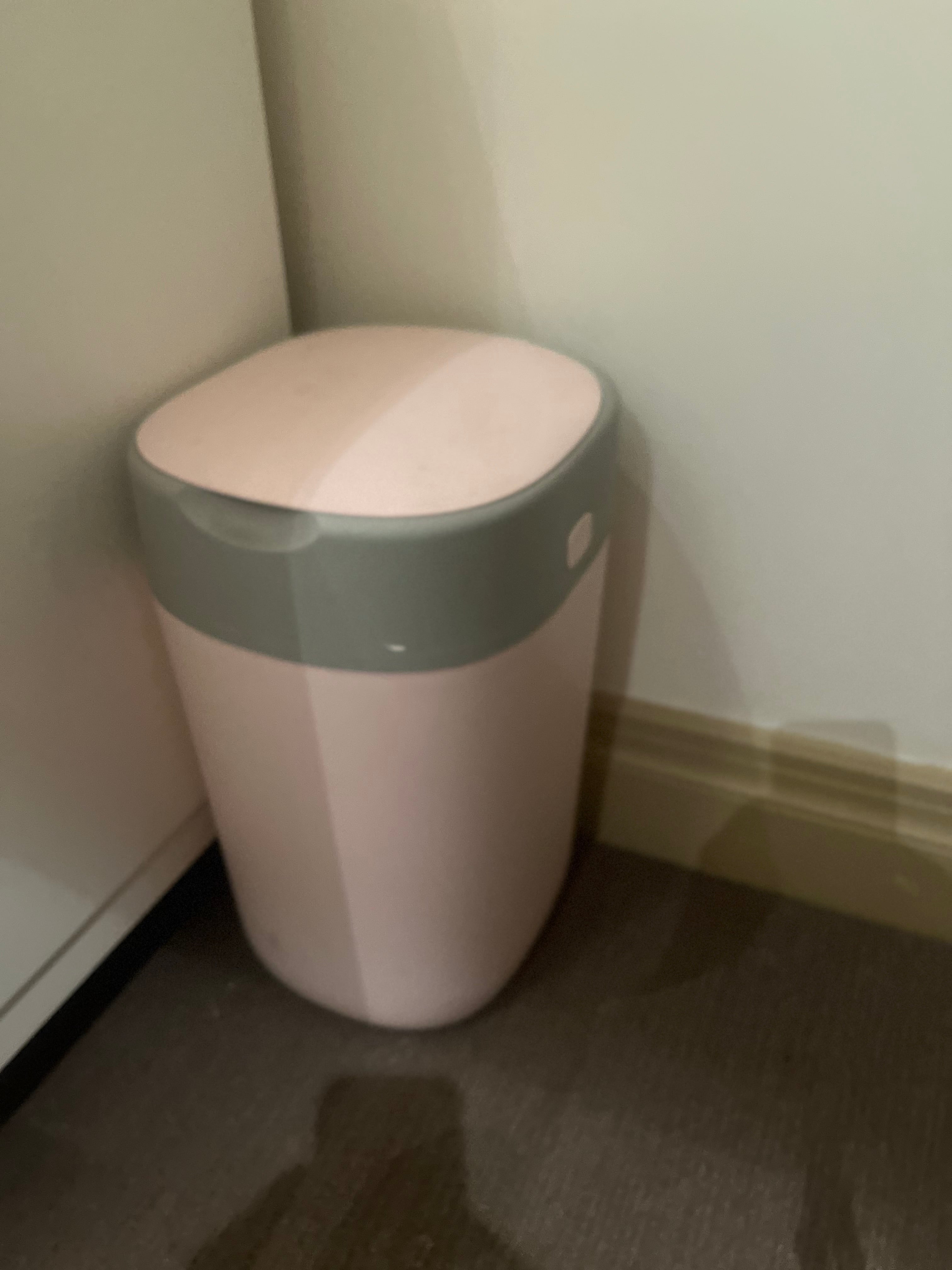 Pink Tommee Tippy twist and click nappy bin*