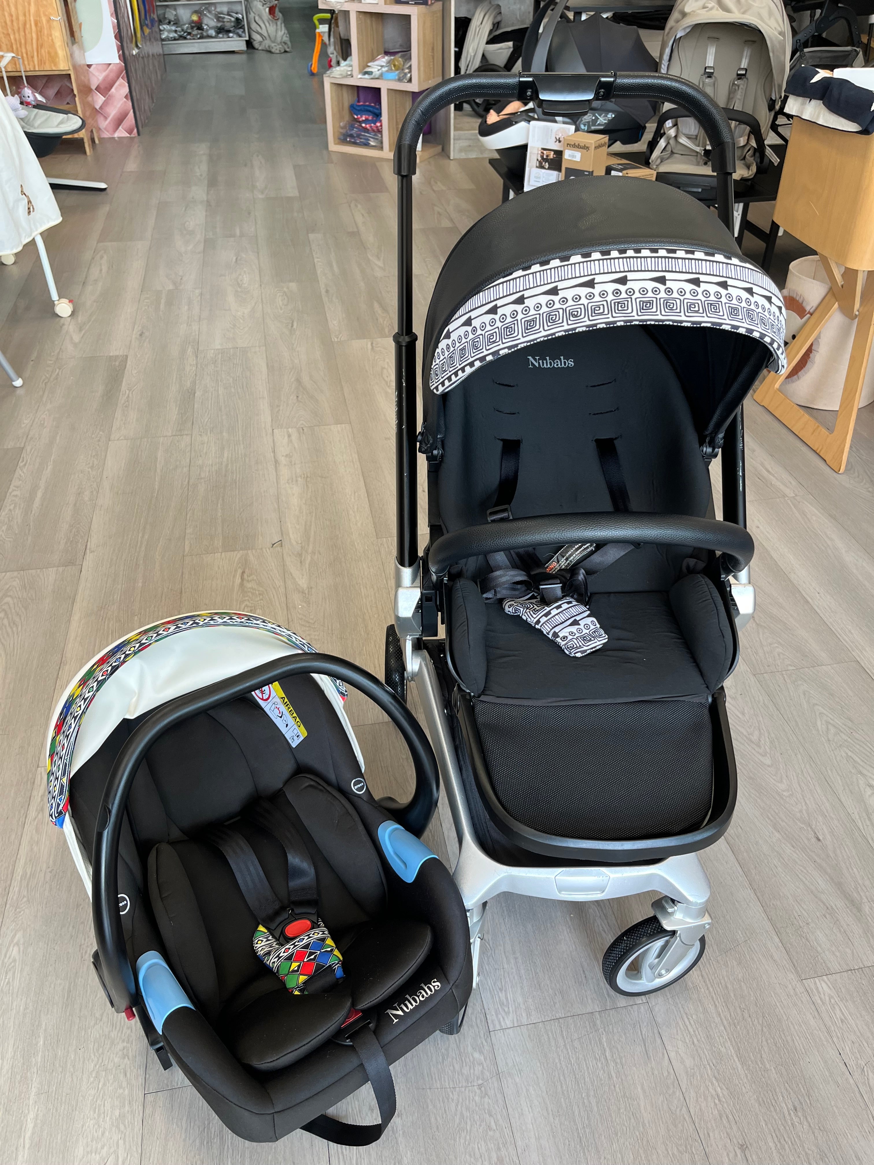 Nubabs Artistic Blk/White Combo 2-in-1*