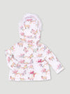 Baby Girls Unicorn Puffer Jacket - White