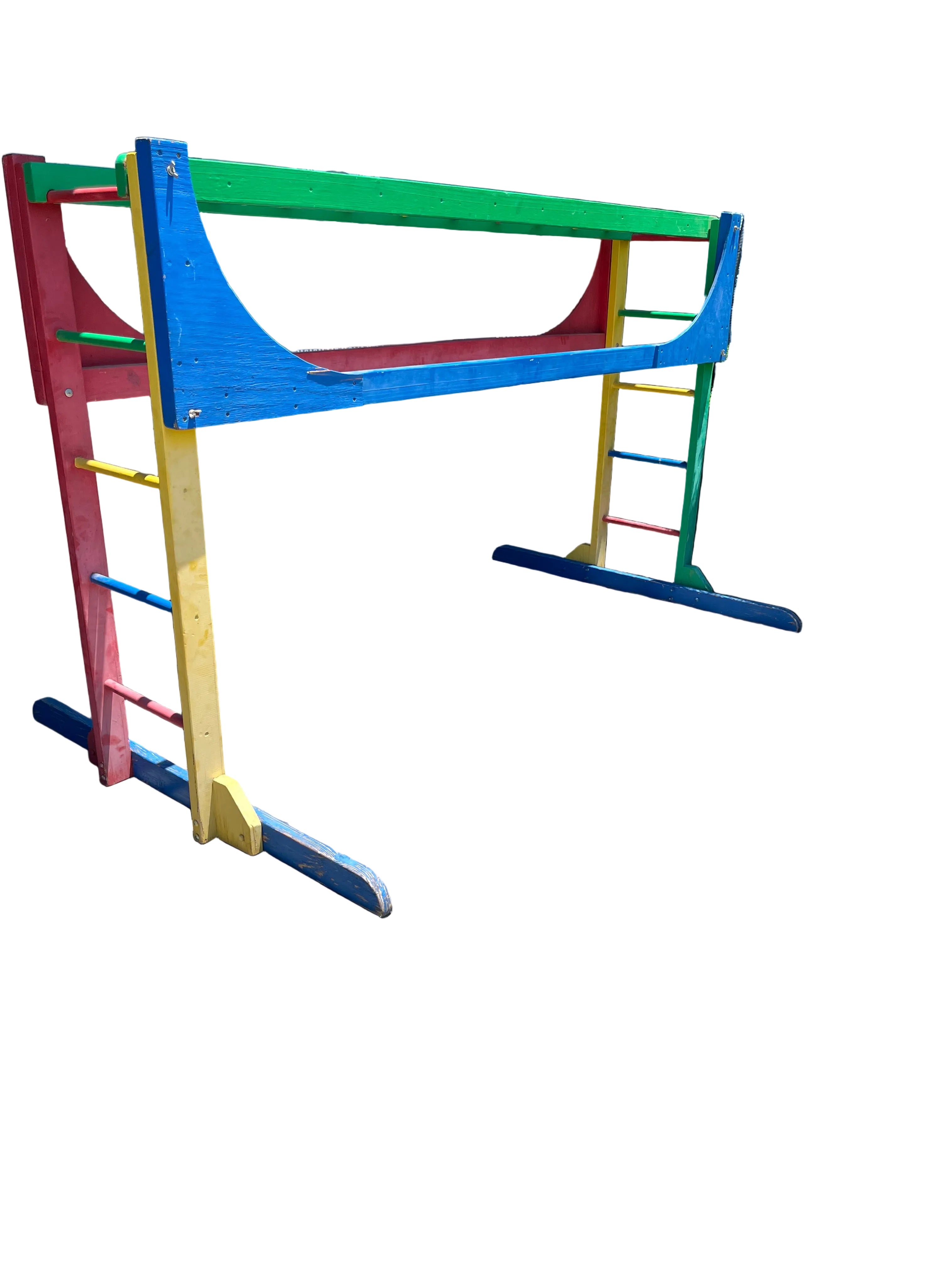 Wooden Jungle Gym - Multicoloured