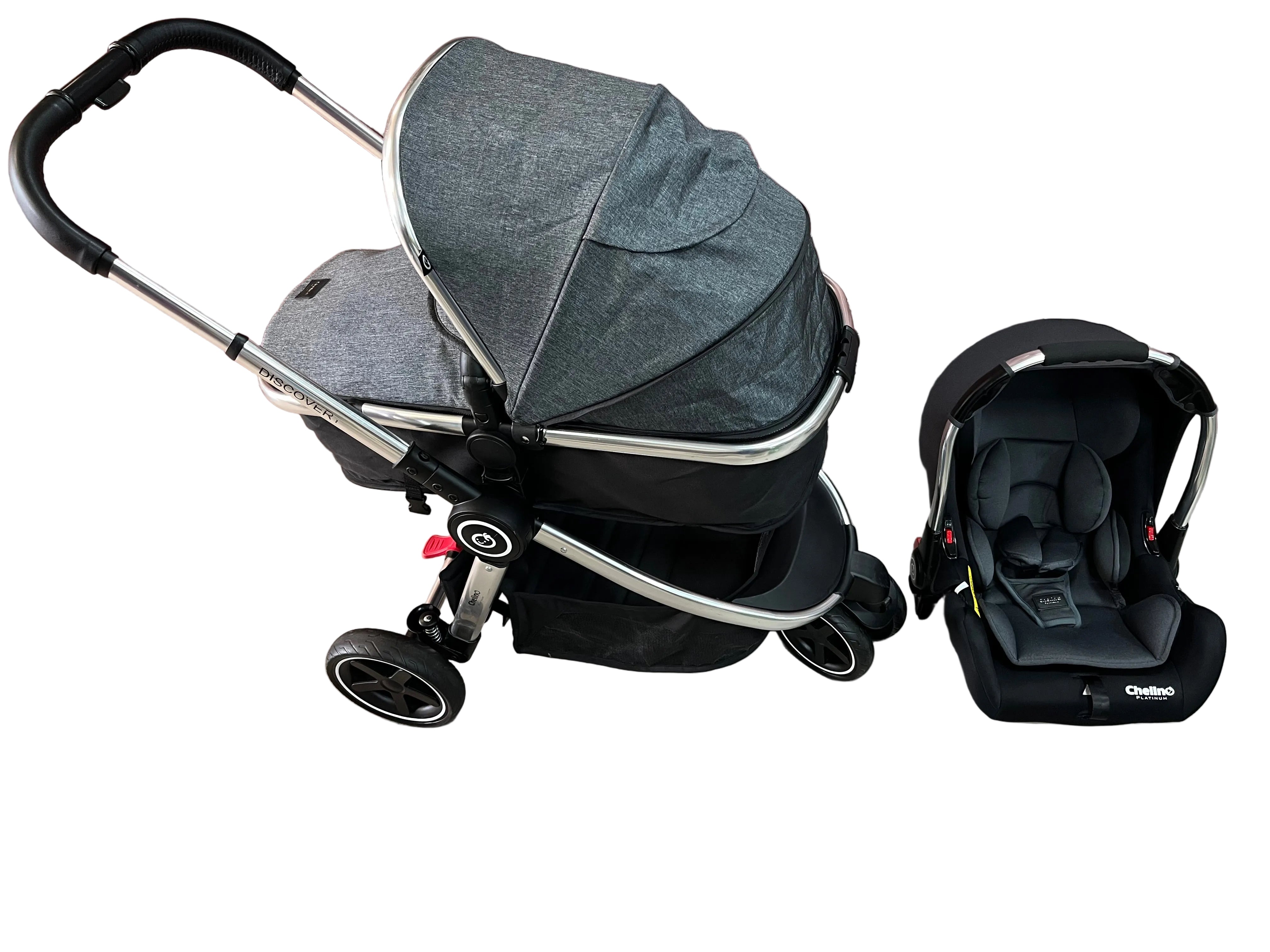 Chelino Discovery Travel System - Chrome