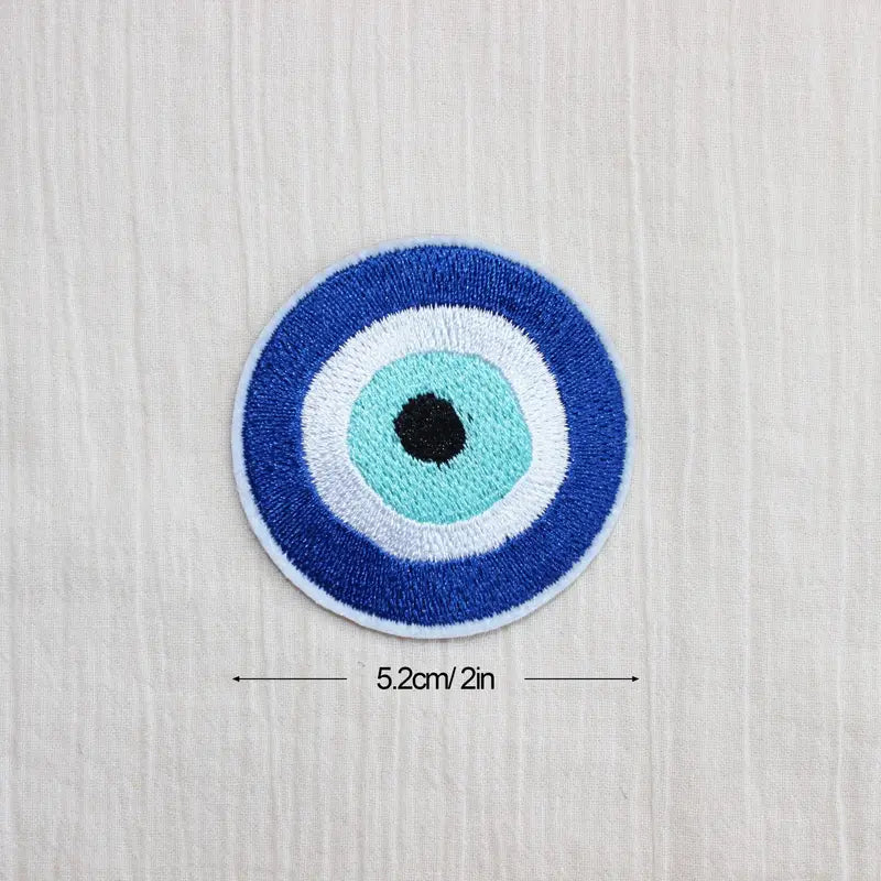 Evil Eye Self-Adhesive Patch Round