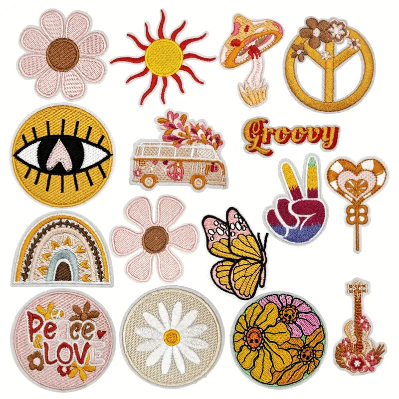 Boho Iron on Patches