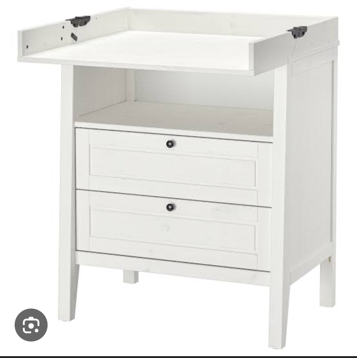 IKEA SUNDVIK Changing table/chest of drawers, white