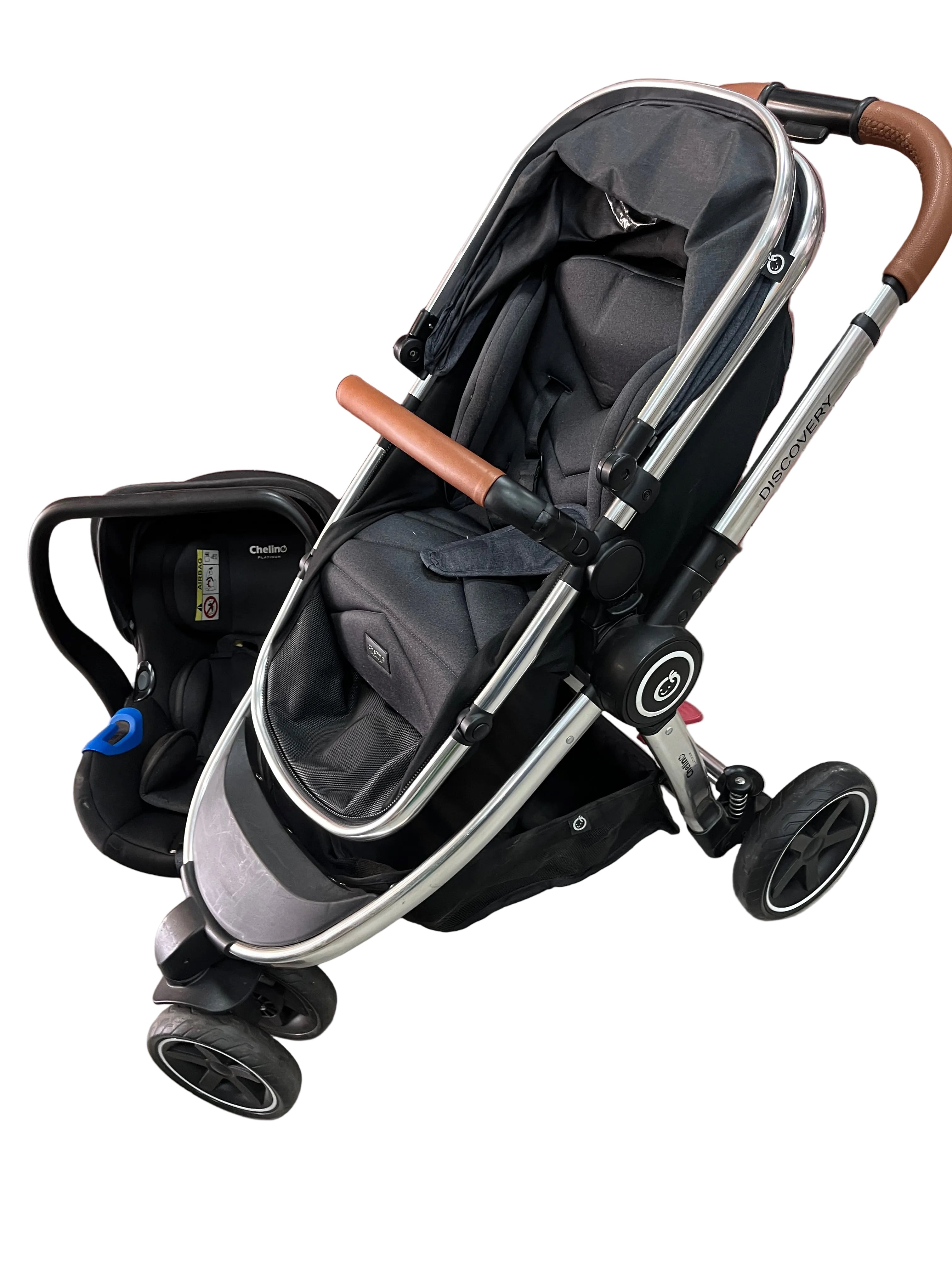 Chelino Platinum Discovery Travel System - Chrome