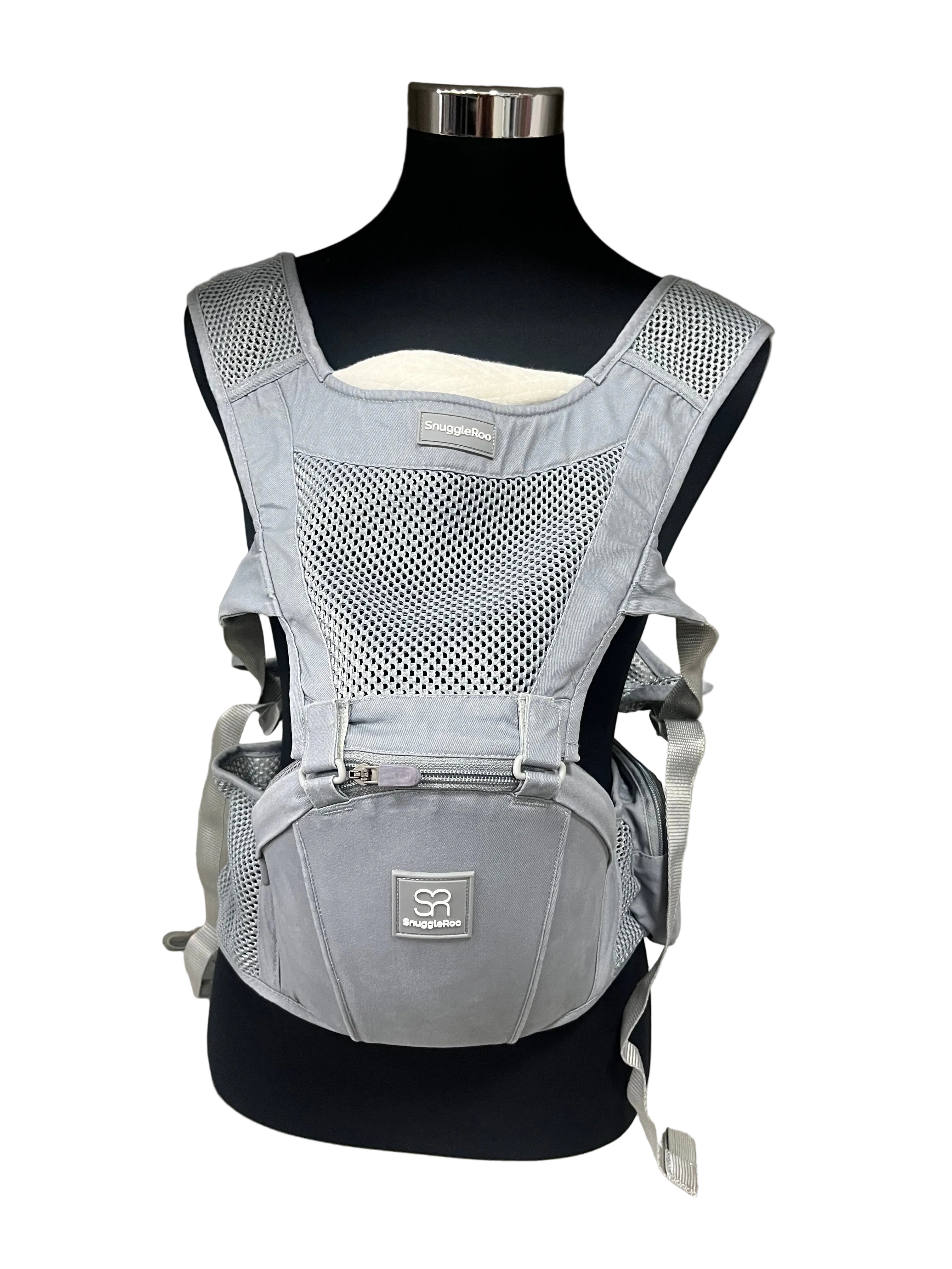 Snuggleroo Airflow Hip Seat Carrier Grey