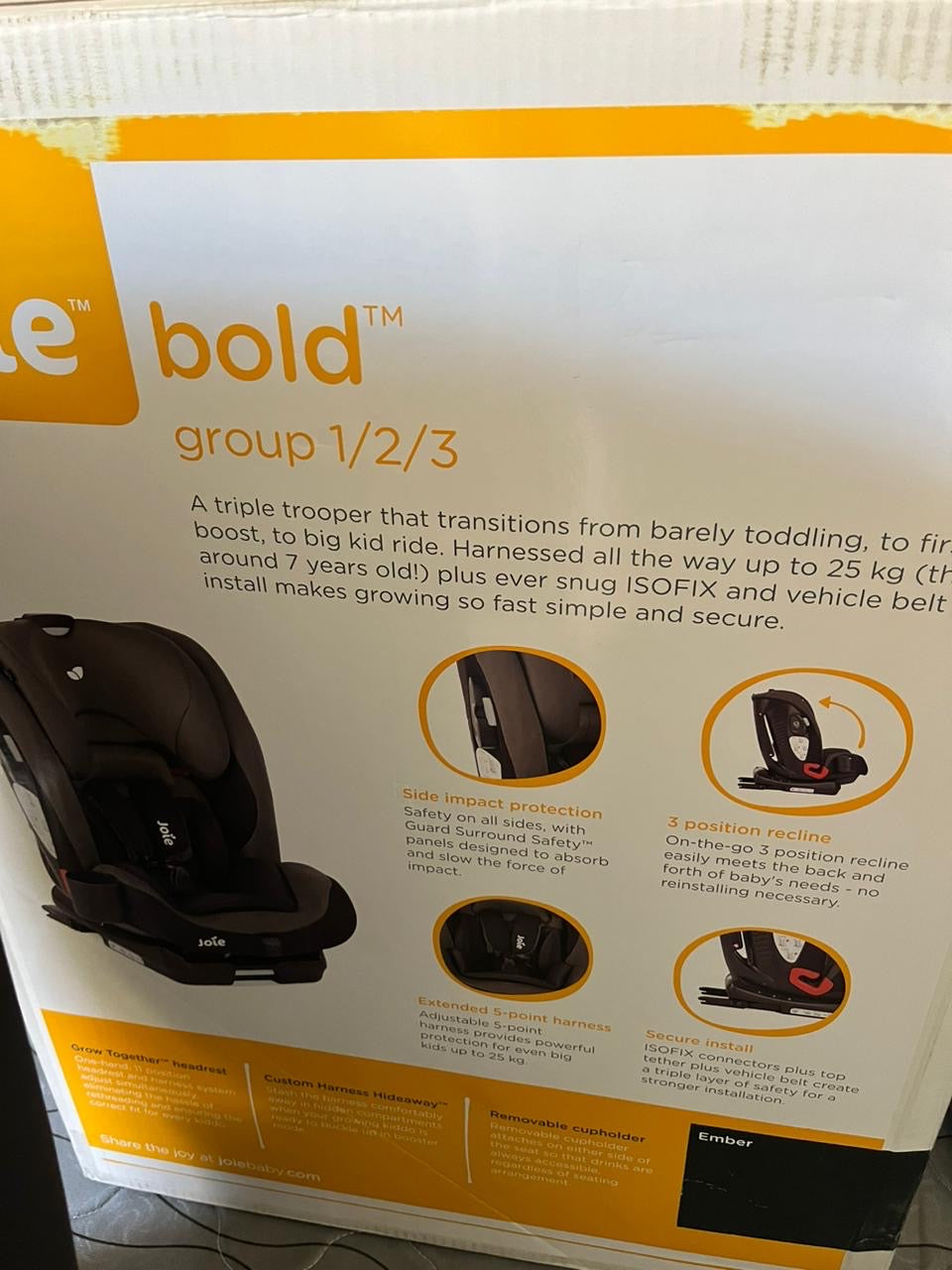 Joie Bold car seat