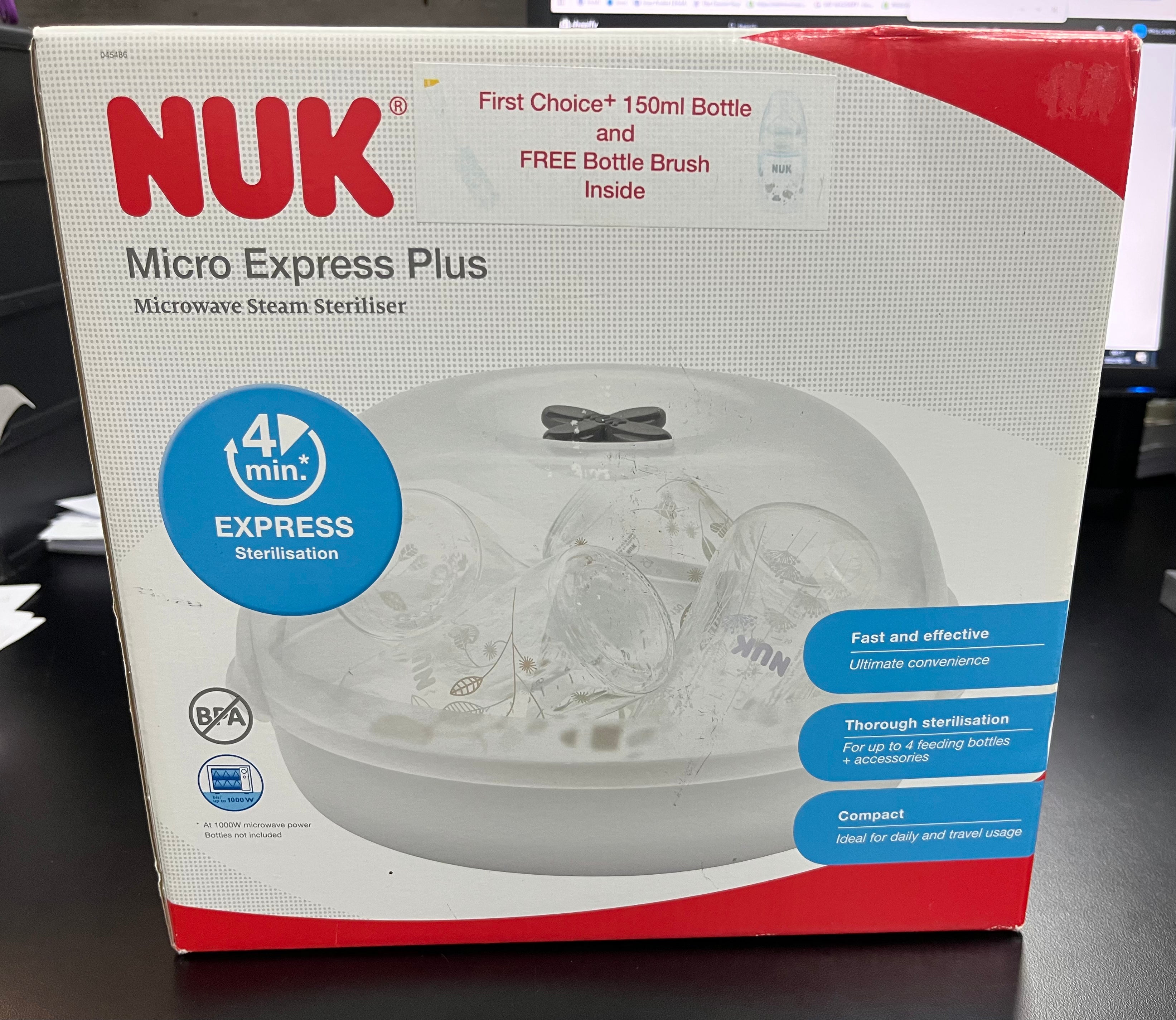Nuk Microwave Steam Steriliser
