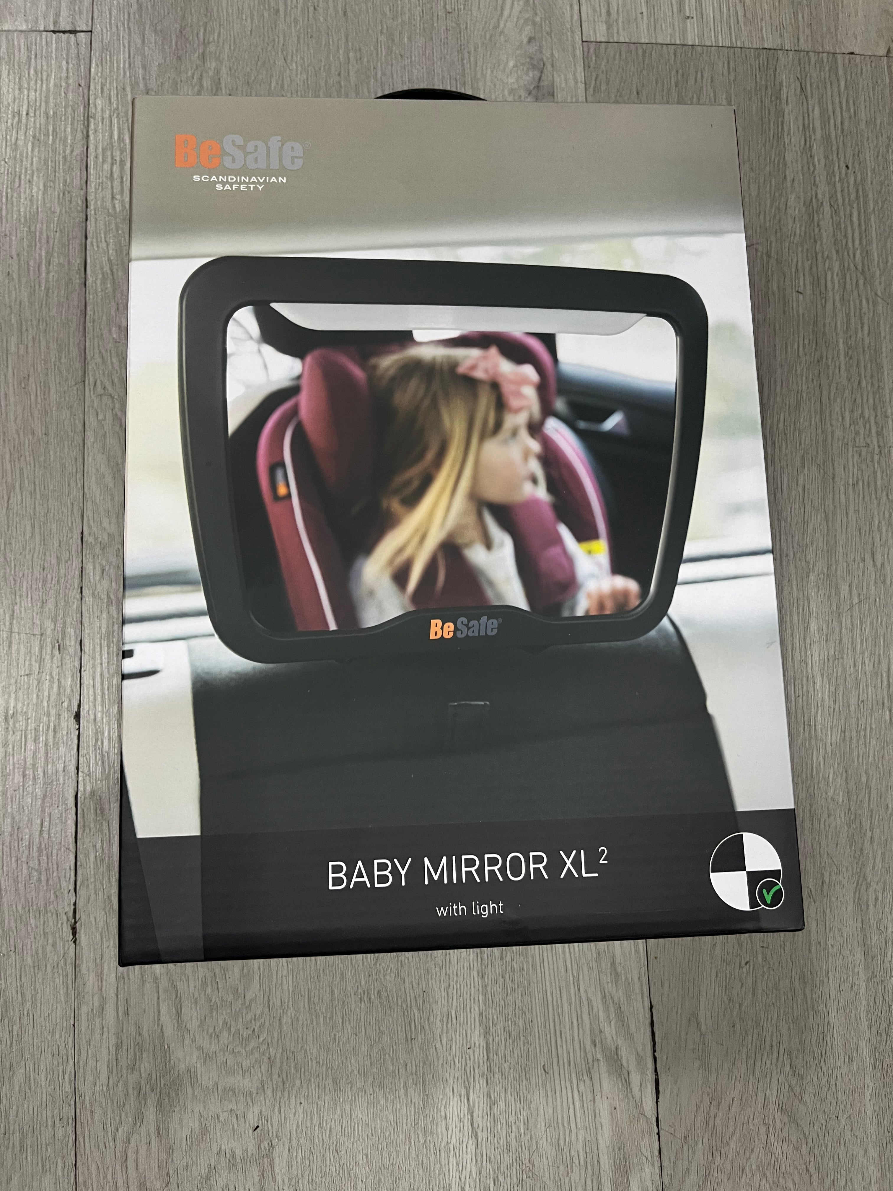 BESAFE BABY MIRROR XL 2 WITH LIGHTS