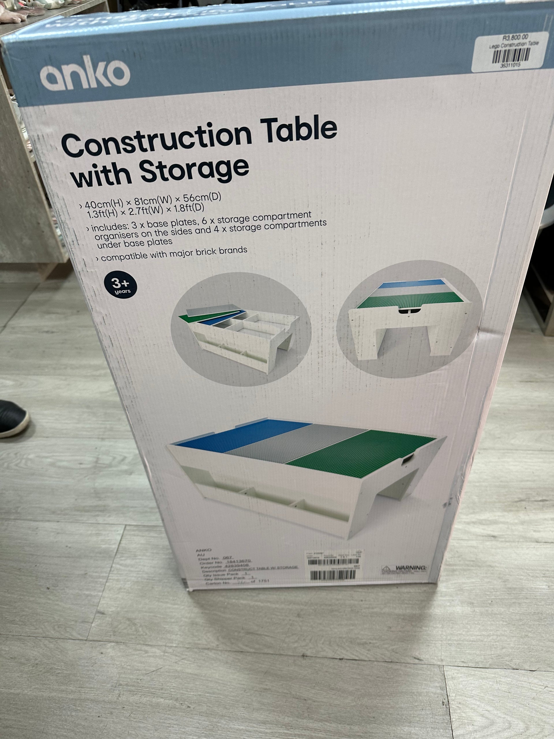 Kmart construction block table hotsell