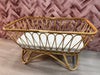 Rattan Baby Cot With Mattress