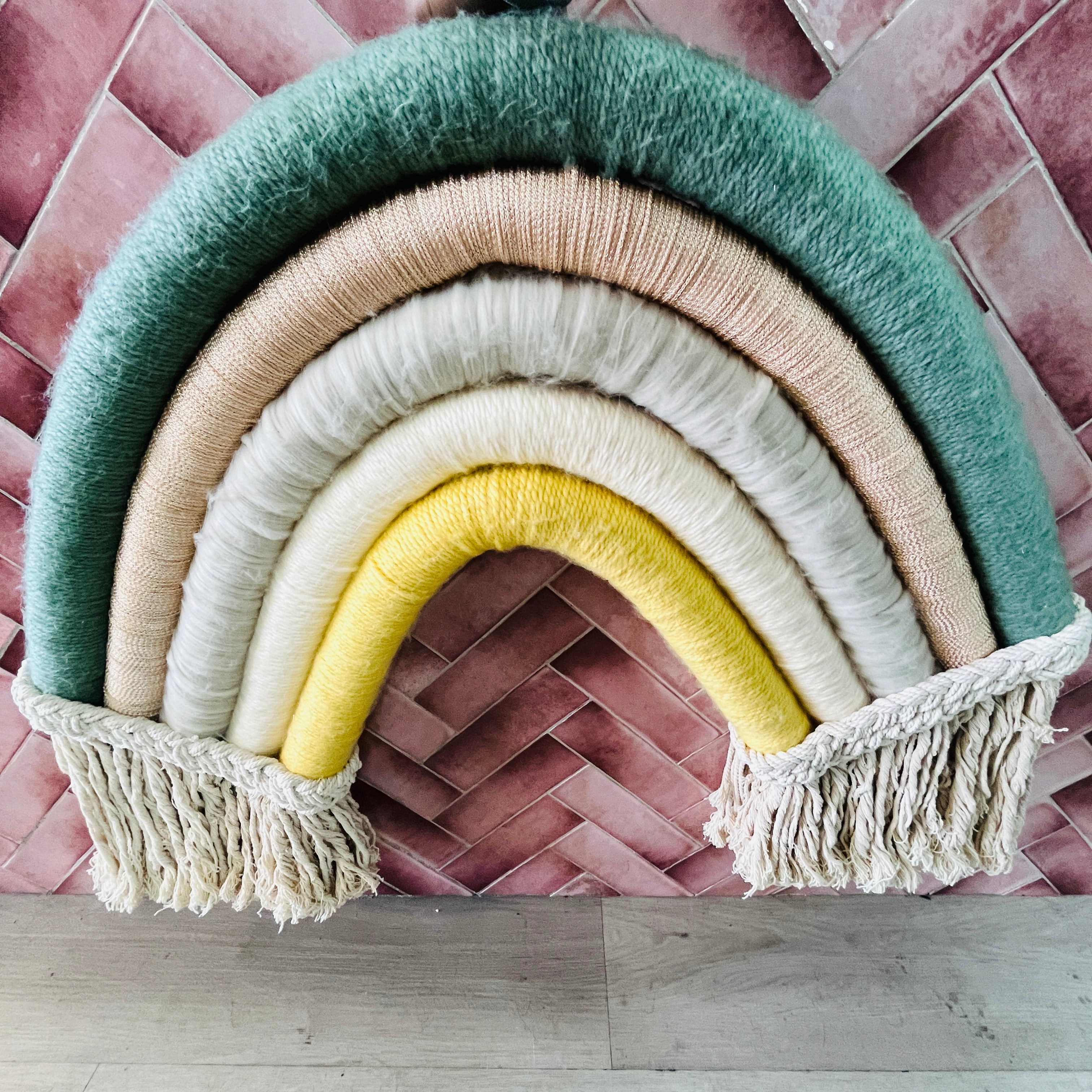 Macrame Rainbow Wall Hanging