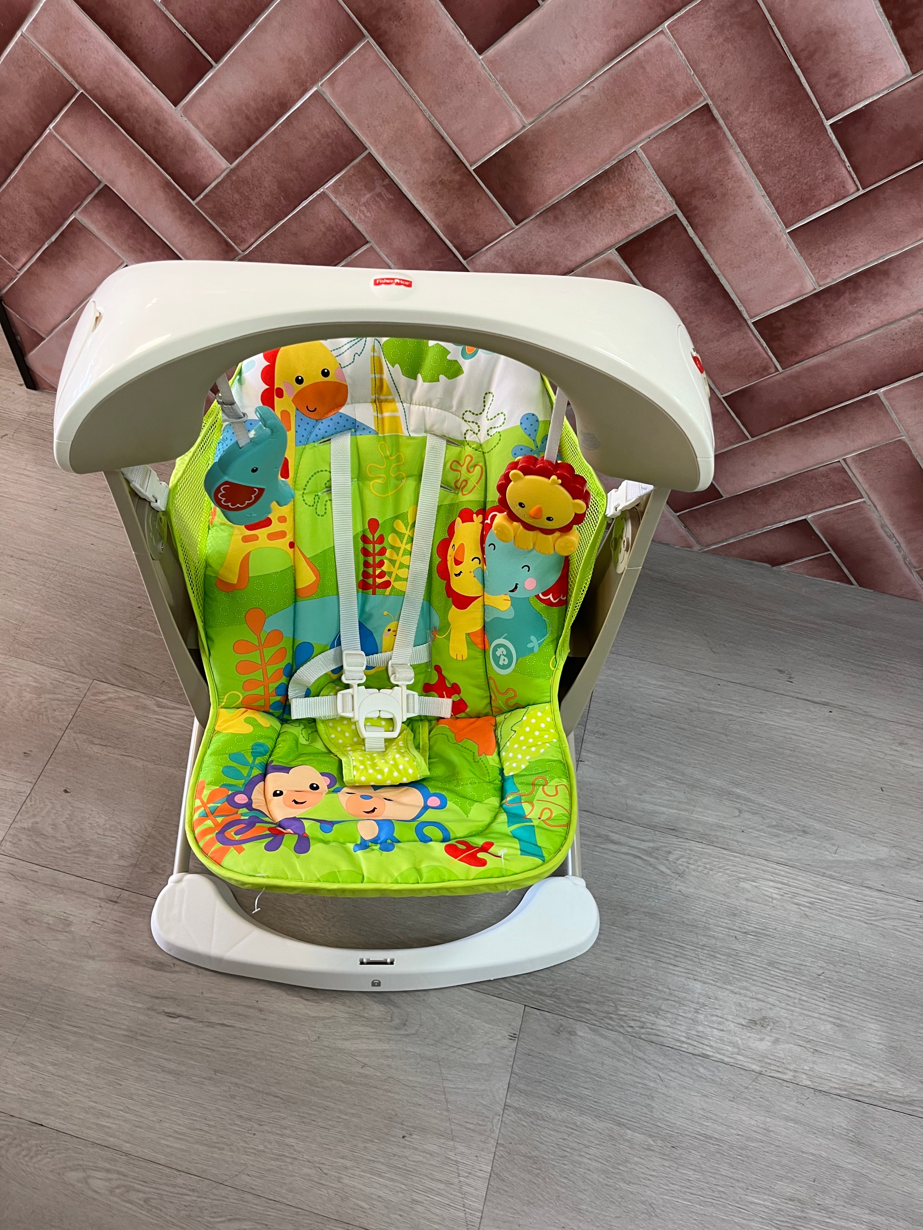 Fisher-Price Rainforest Friends Take Along Swing & Rocker