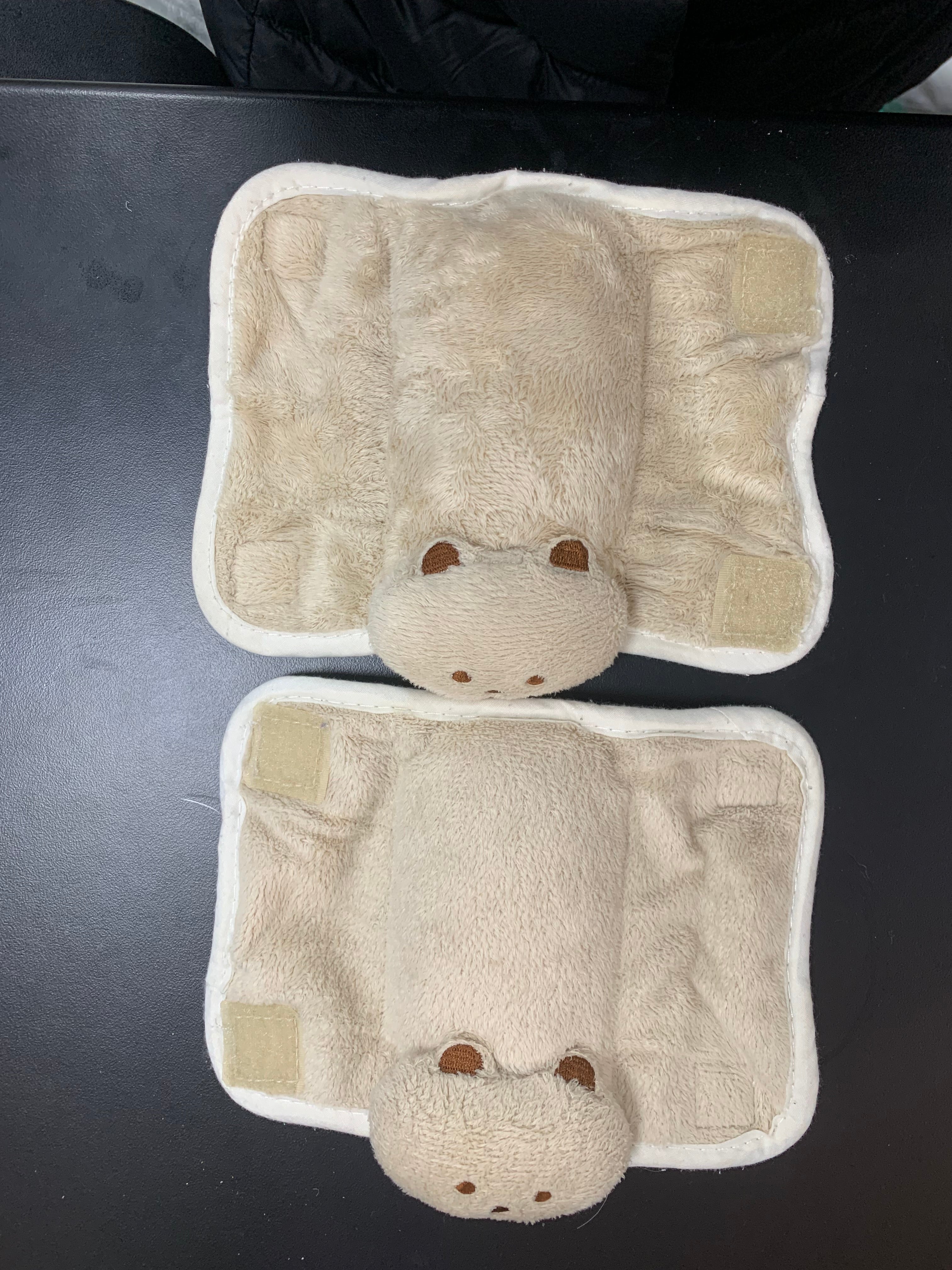 Universal stroller and carseat pads - Brown