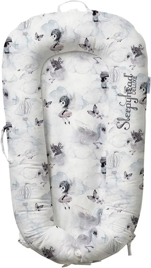 DockAtot Deluxe , 3 covers. Sleepyhead design, strawberry thief*