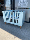 Done by Deer Baby Wooden Cot 4in1 with Rails/ Blue