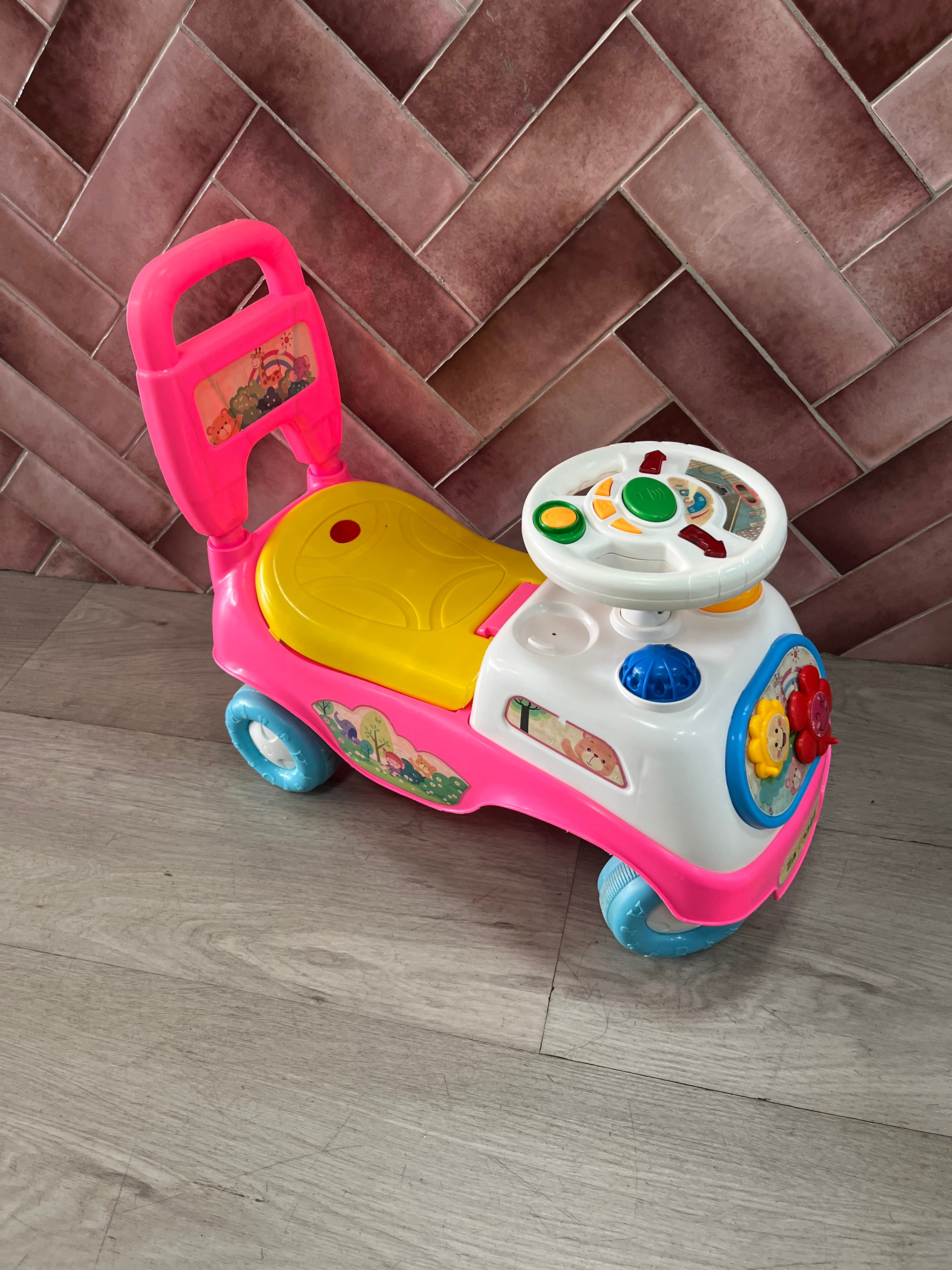 Baby Ride With Music Multi Function Toddler Push Along Walker