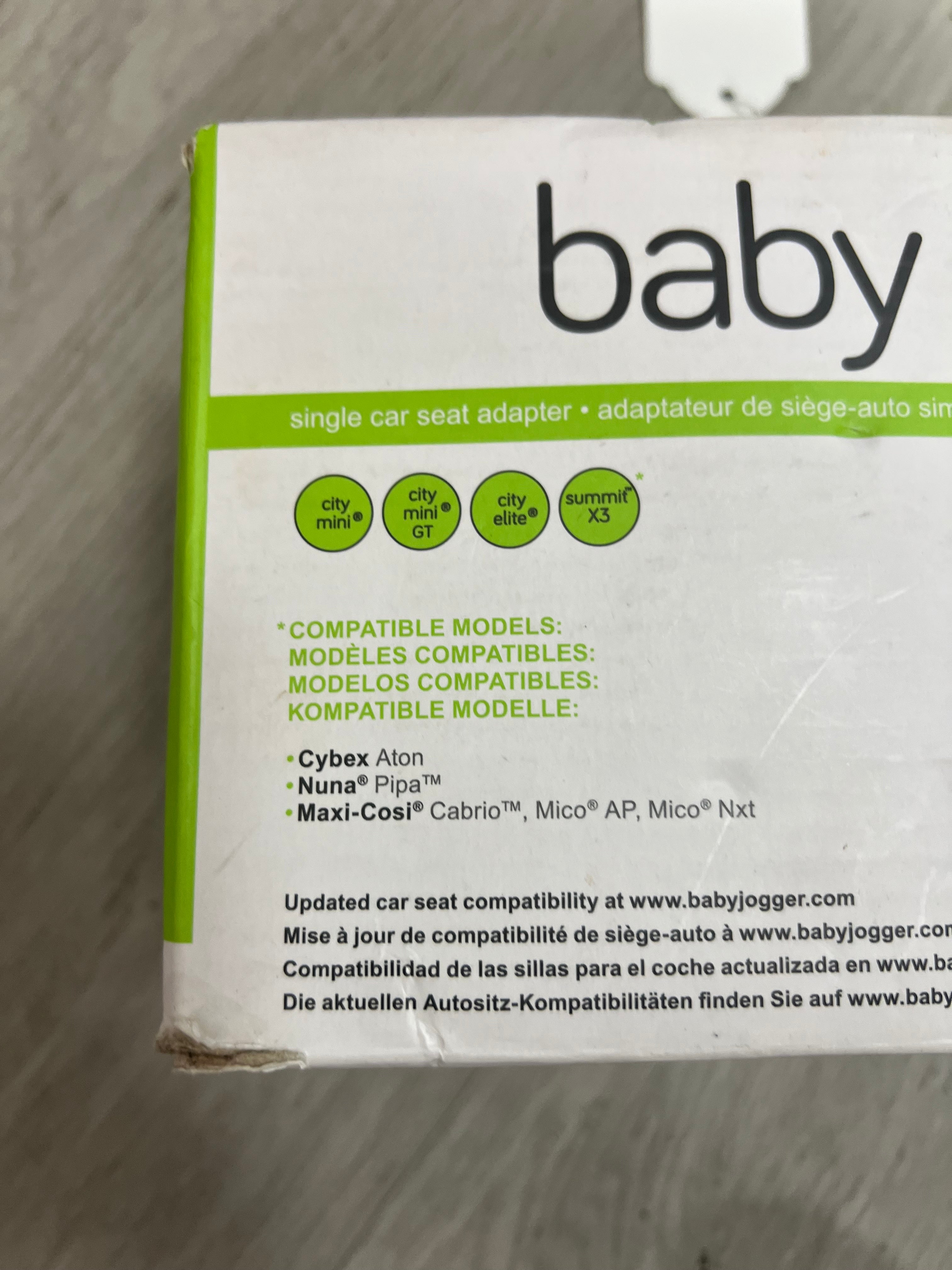 Baby Jogger Car Seat Adaptors