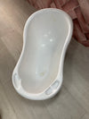 Baby Bath with Newborn Support - White