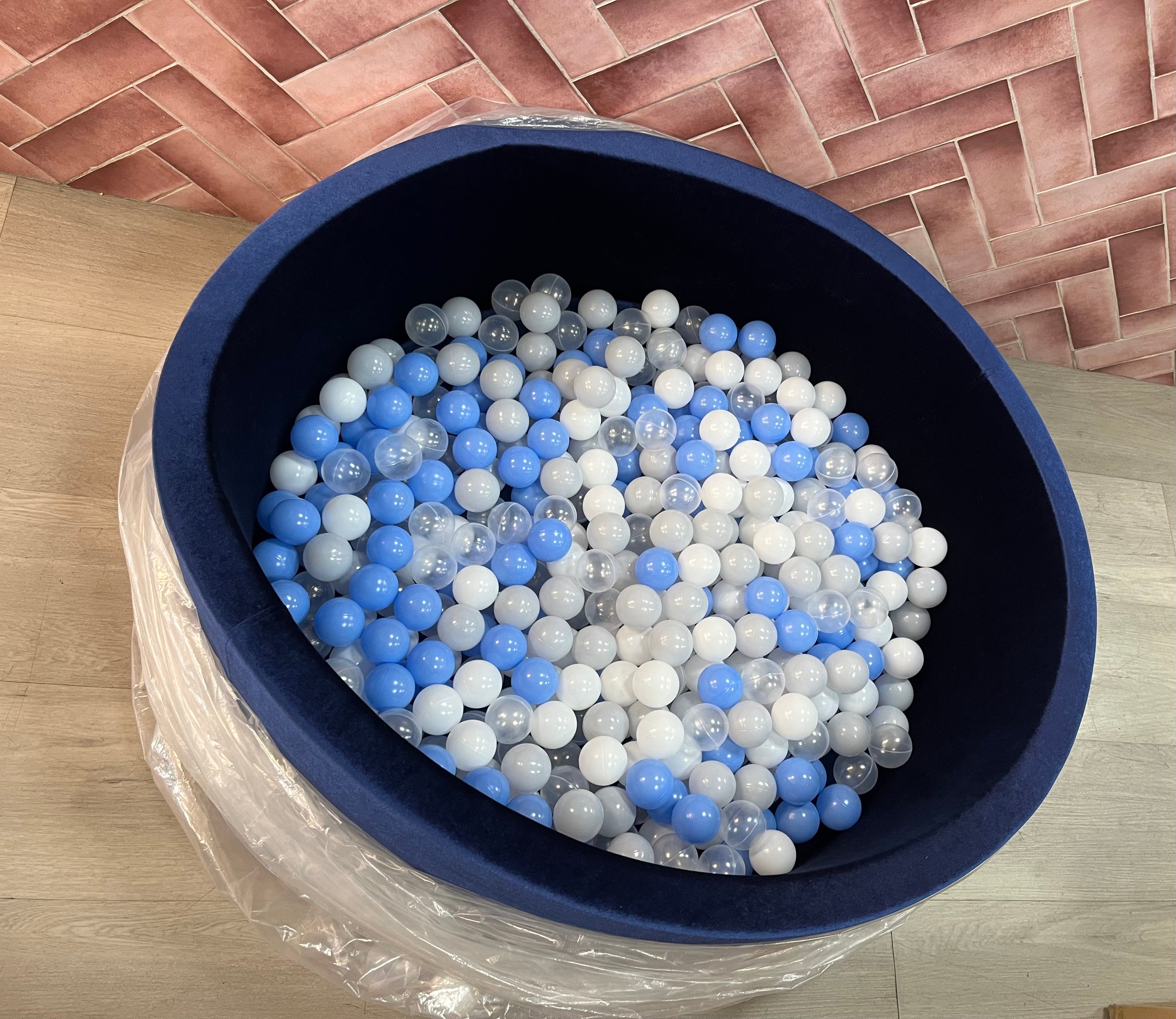 Velvet Round Ball Pond - Blue*