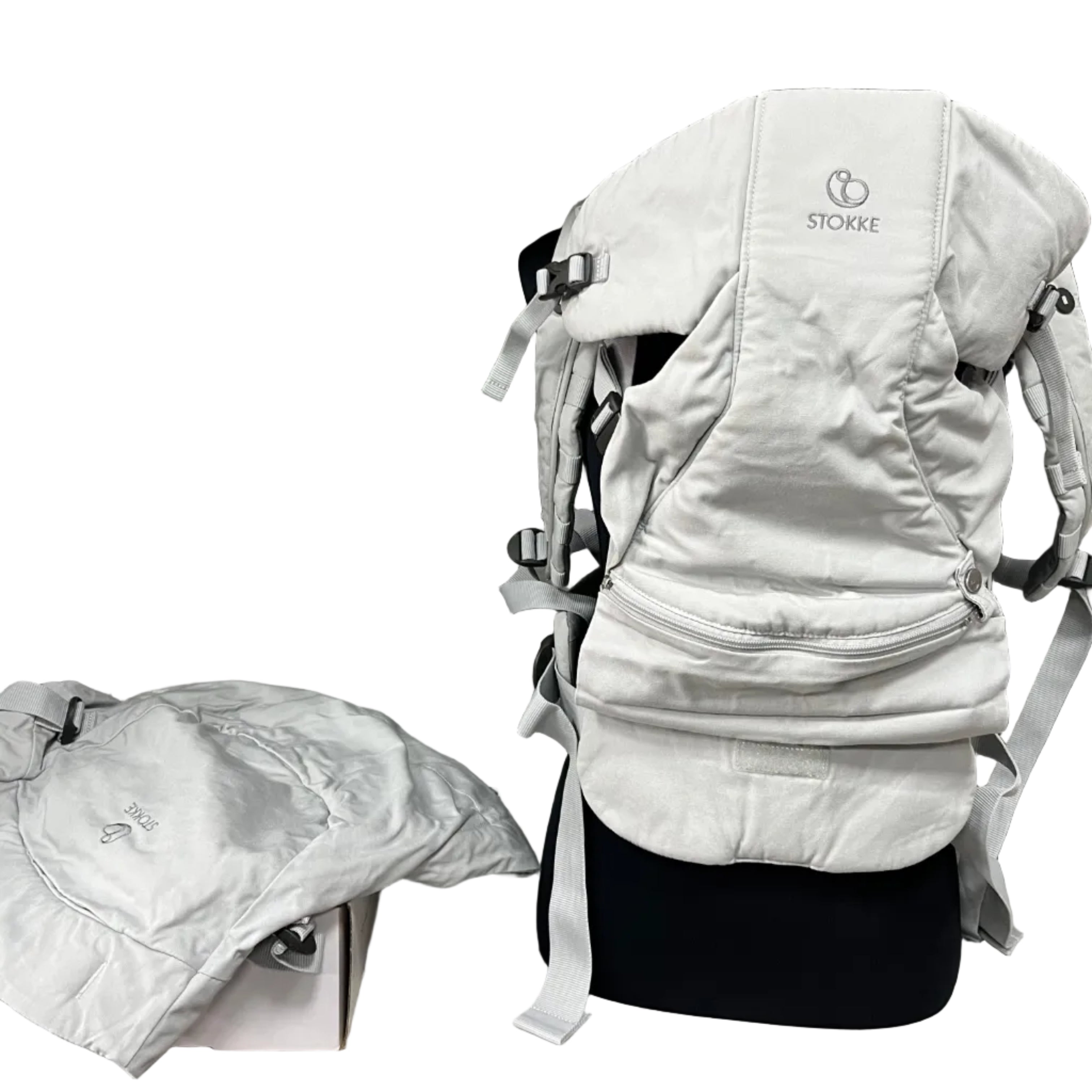 Stokke My Carrier Front & Back - Grey Cotton