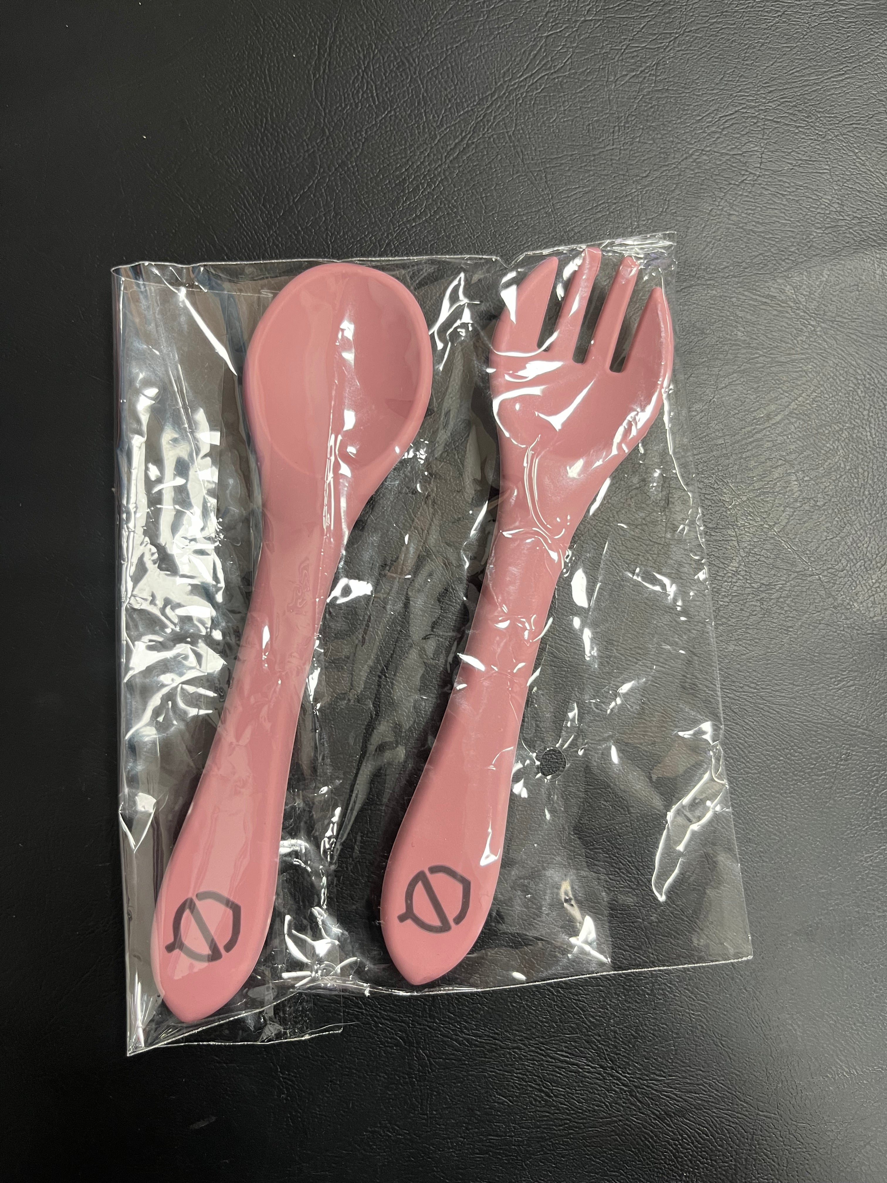 Silicone Baby Spoon & Fork (2pack)