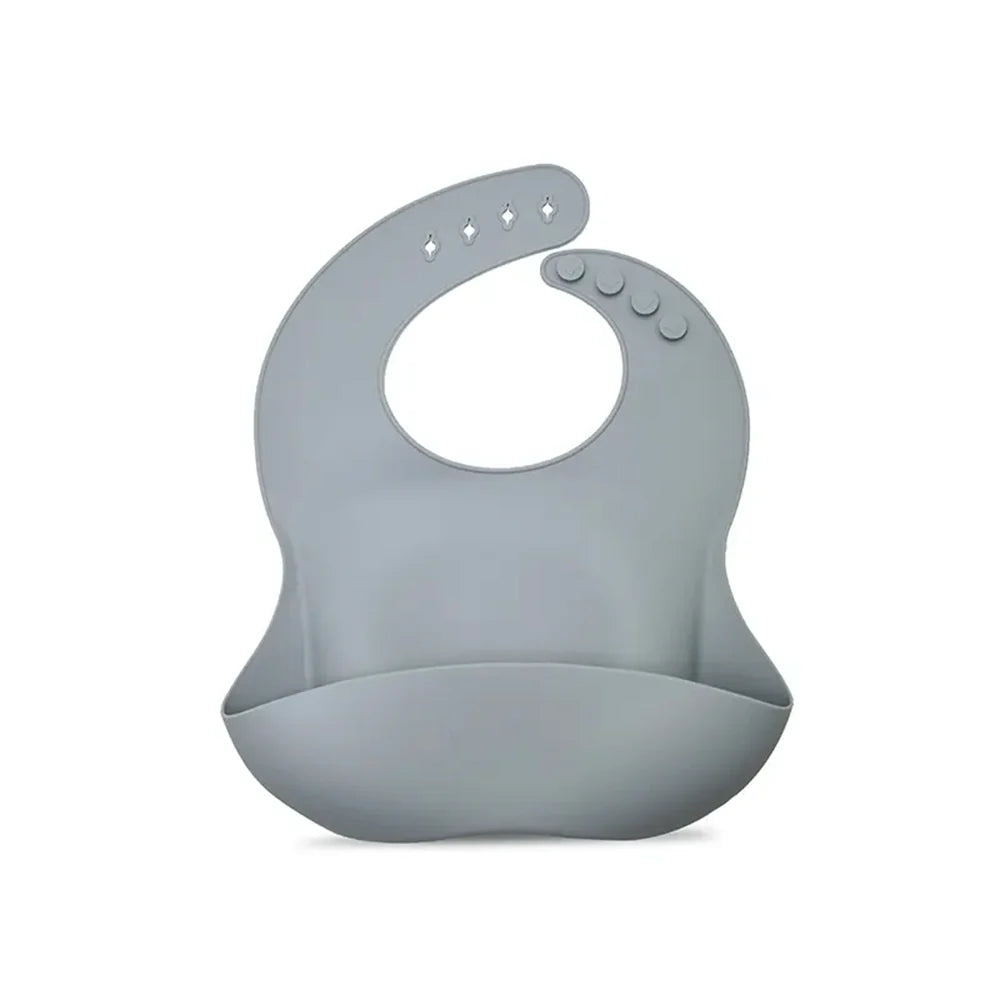 SQUIRREL Silicone Baby Bucket Bib
